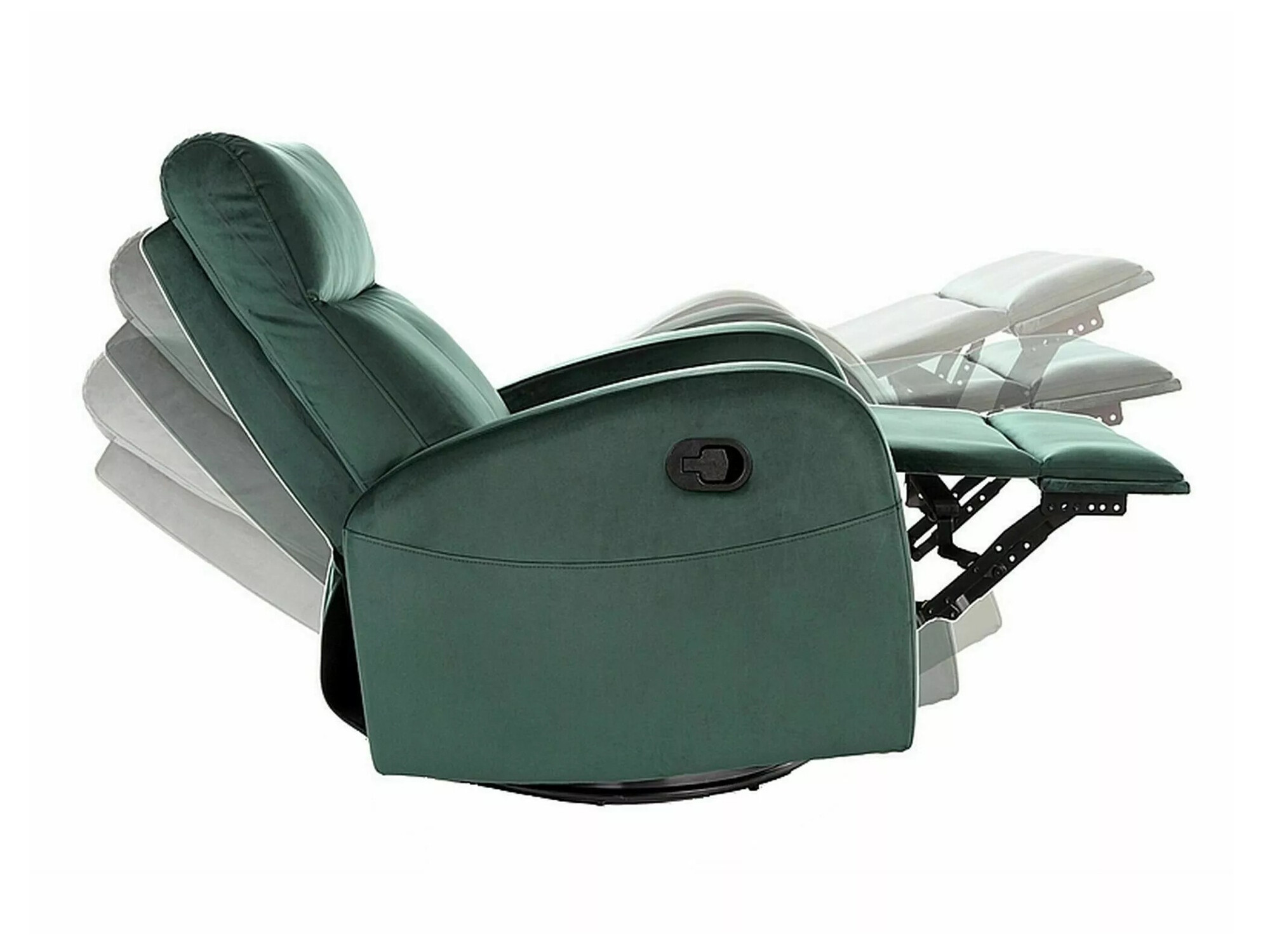 Atpūtas krēsls reglainer Detroit 333 (Zaļš)