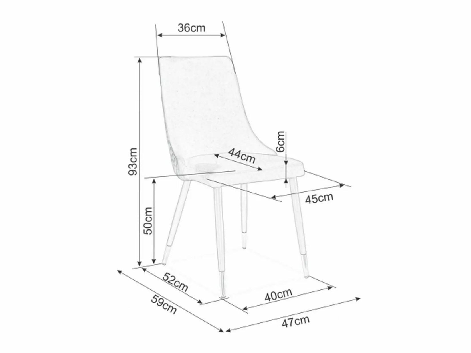 Krēsls Detroit 347 (Zaļš)