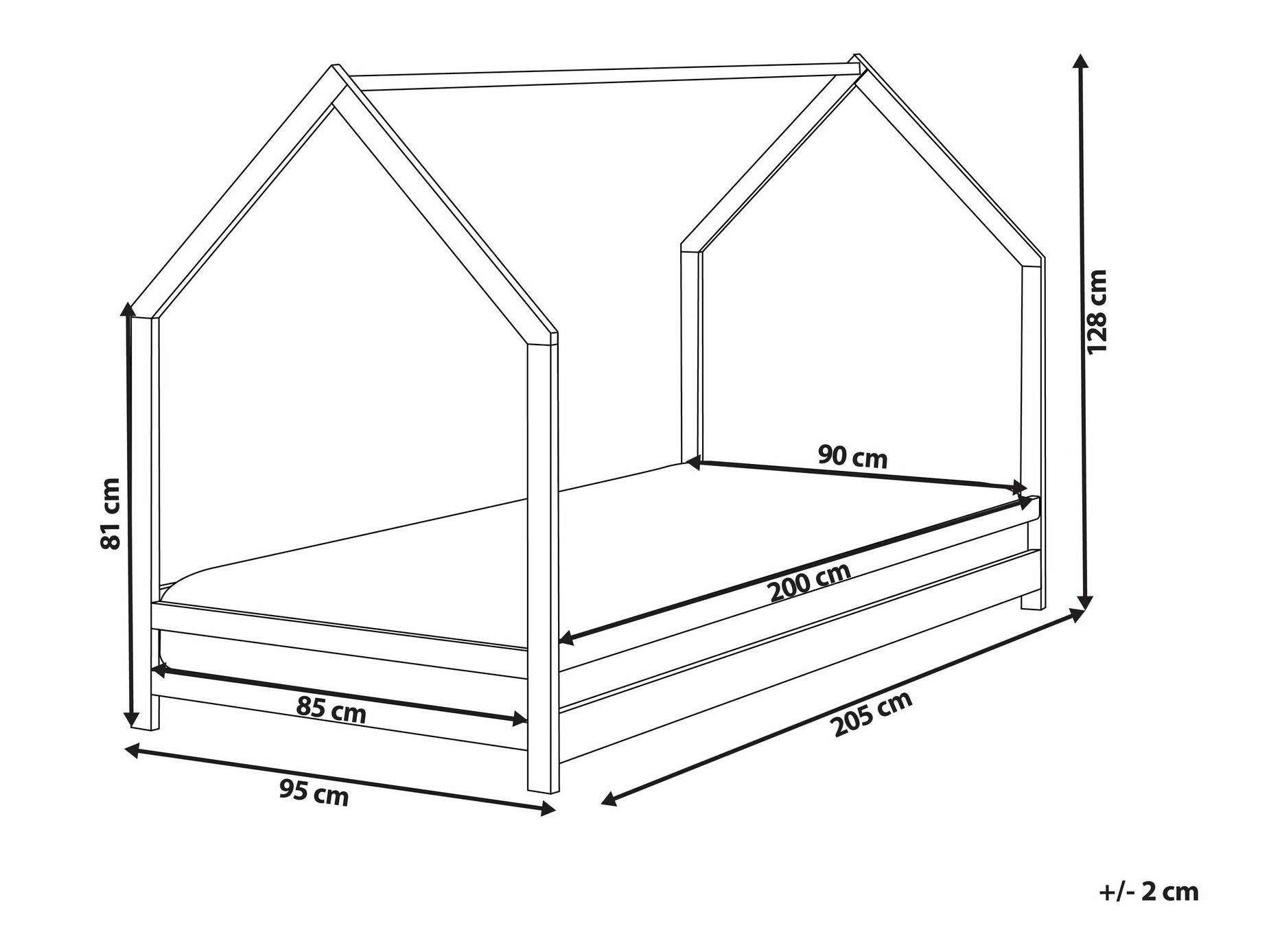 Кровать Berwyn 1997 (Белый)