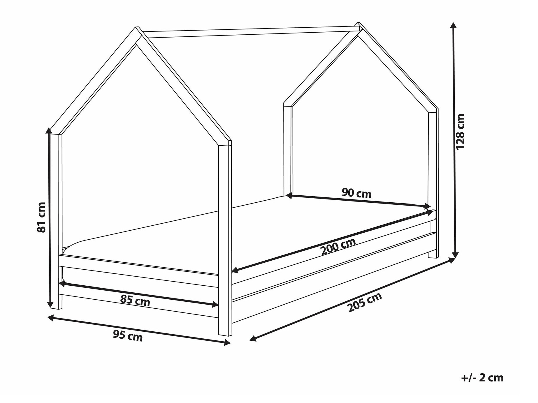 Кровать Berwyn 1997 (Серый)