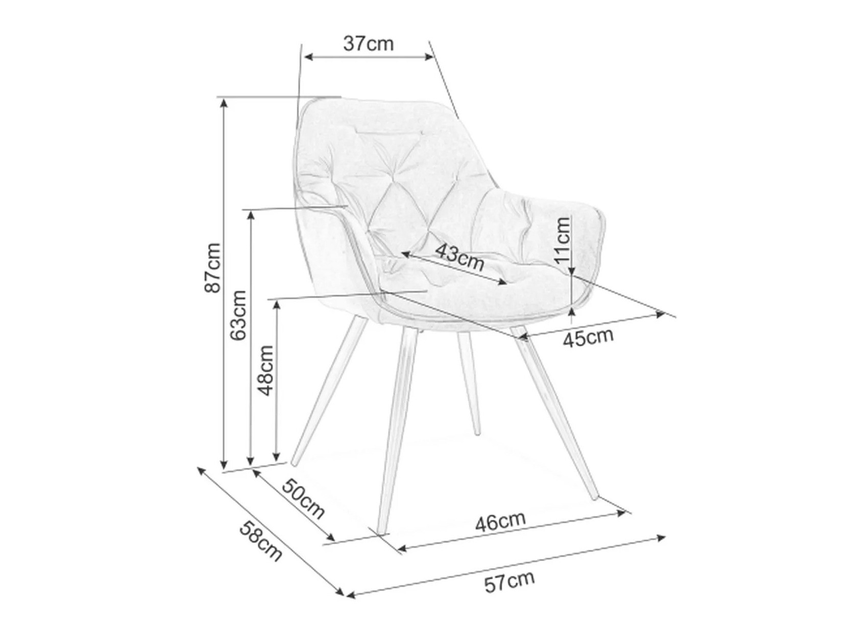 Стул Detroit 354 (Розовый)