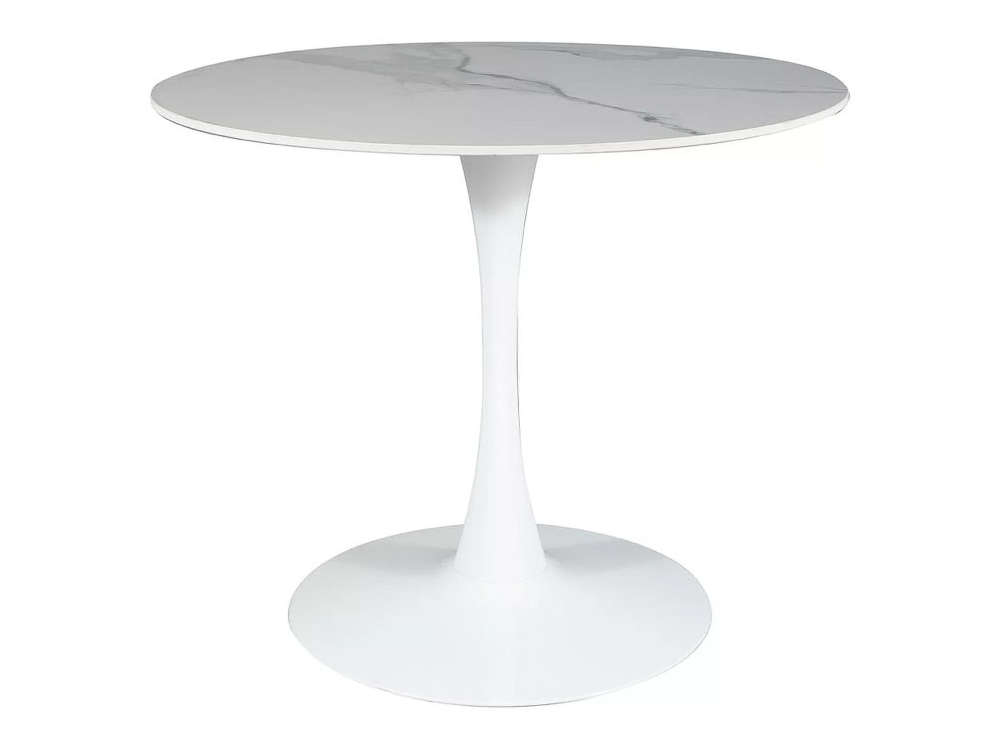 Galds Detroit 378 (Balts marmors + Balts)