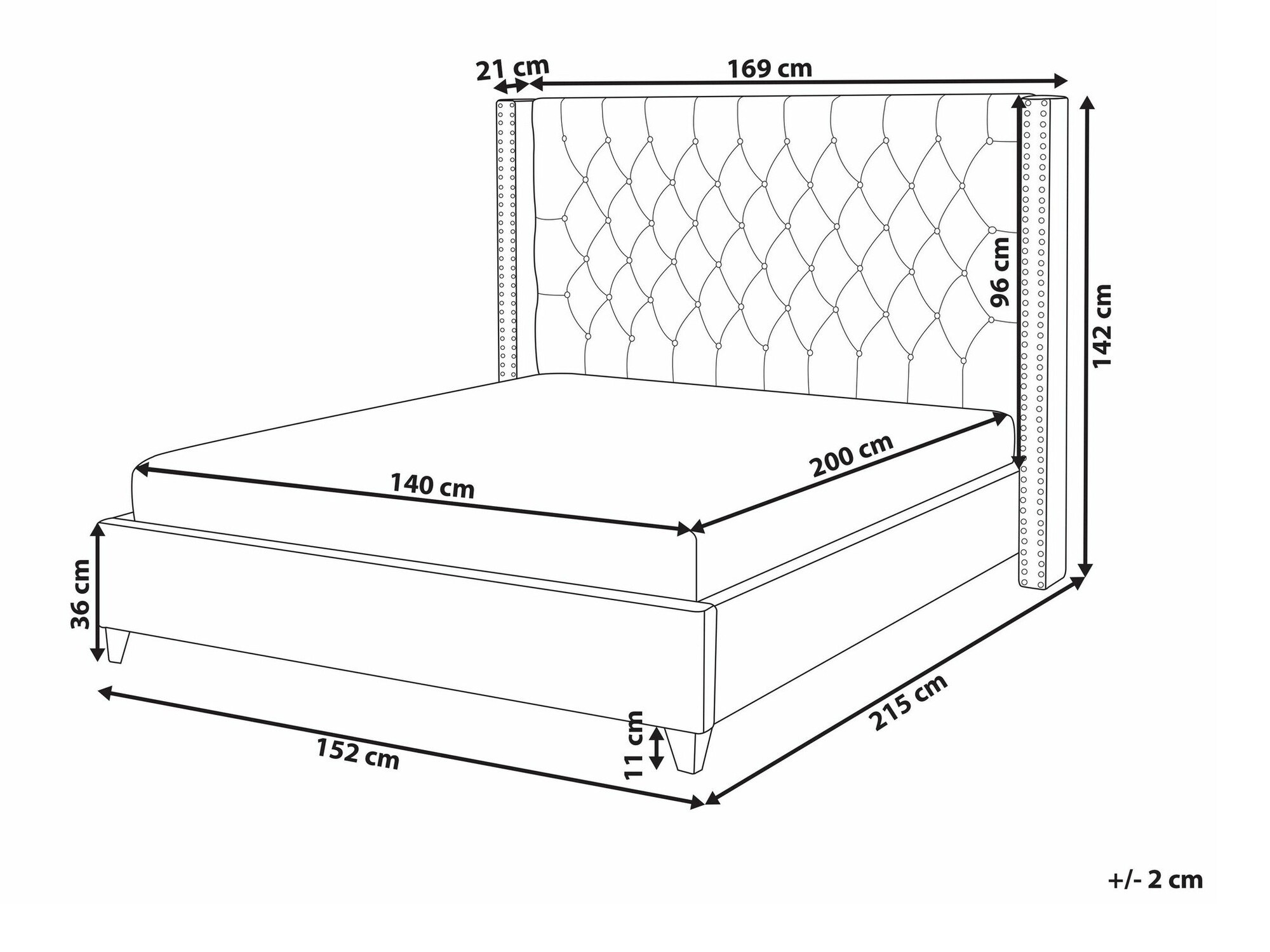 Кровать Berwyn 587 (Бежевый)