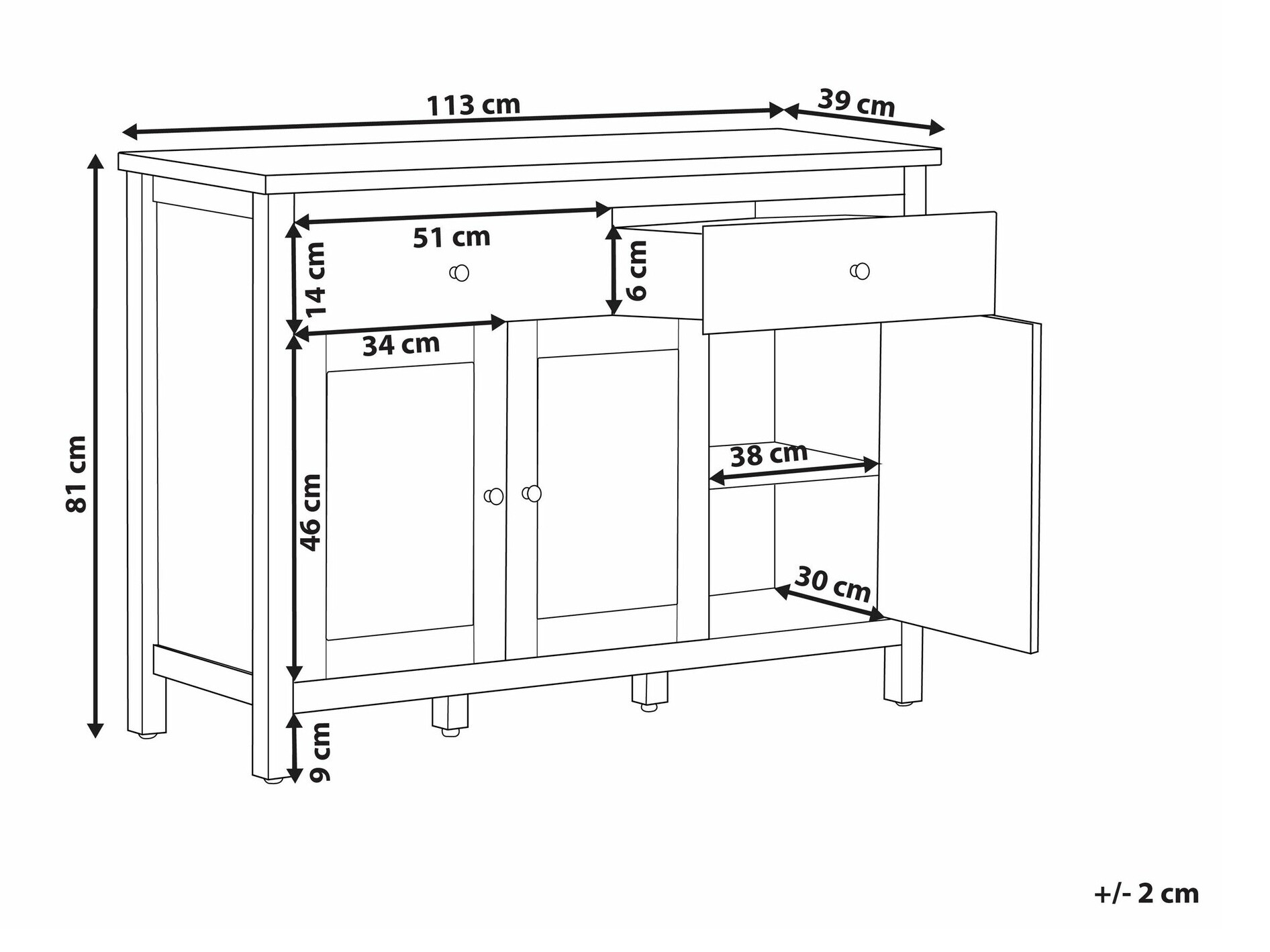 Kомод Berwyn 2005