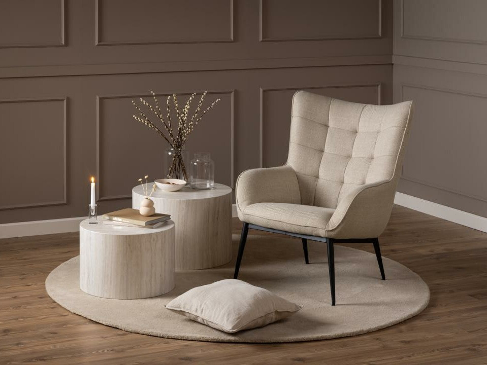 Комплект журнальных столиков Norsica 800 (Бежевый)