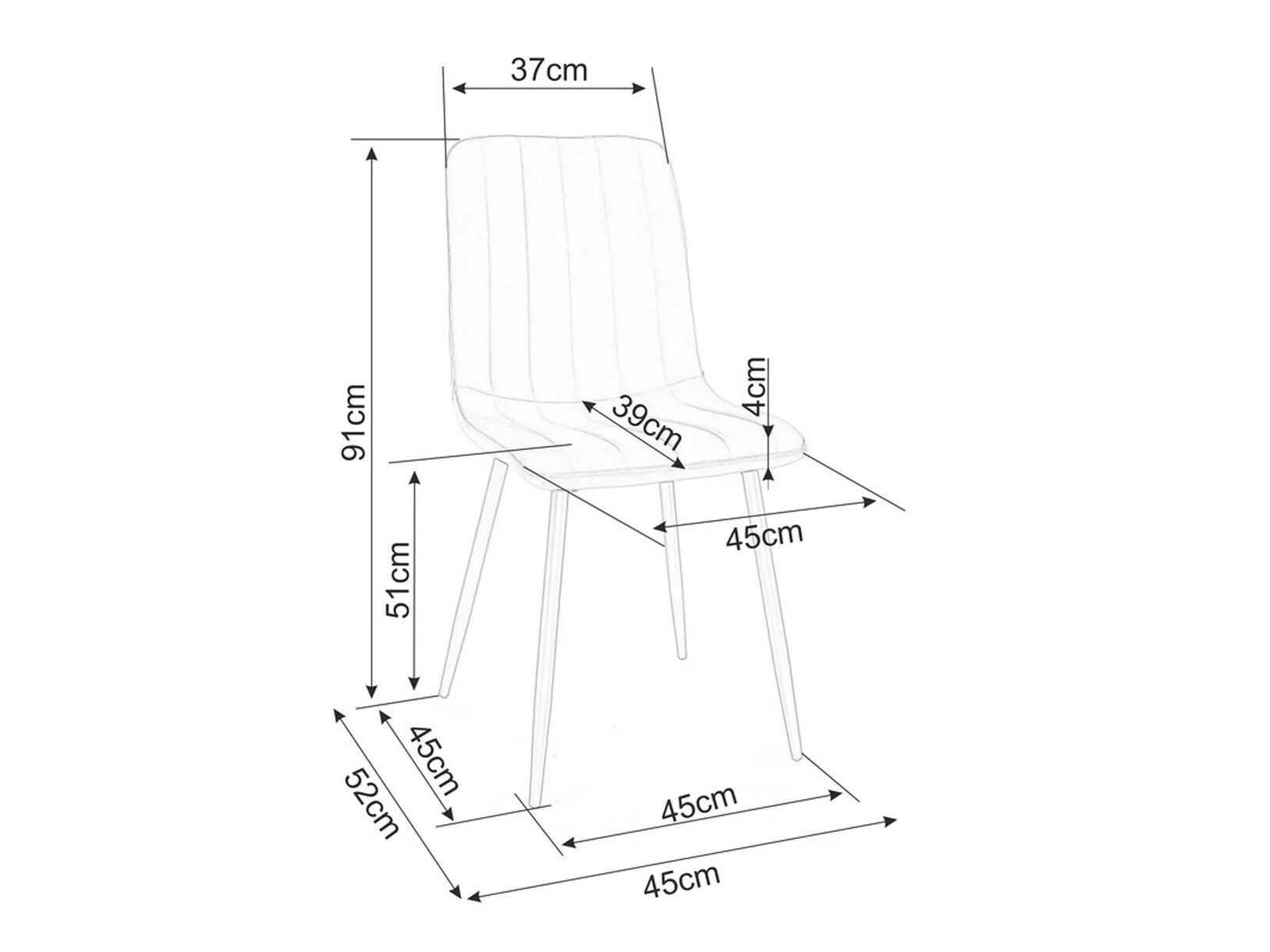 Krēsls Detroit 390 (Bēšs)