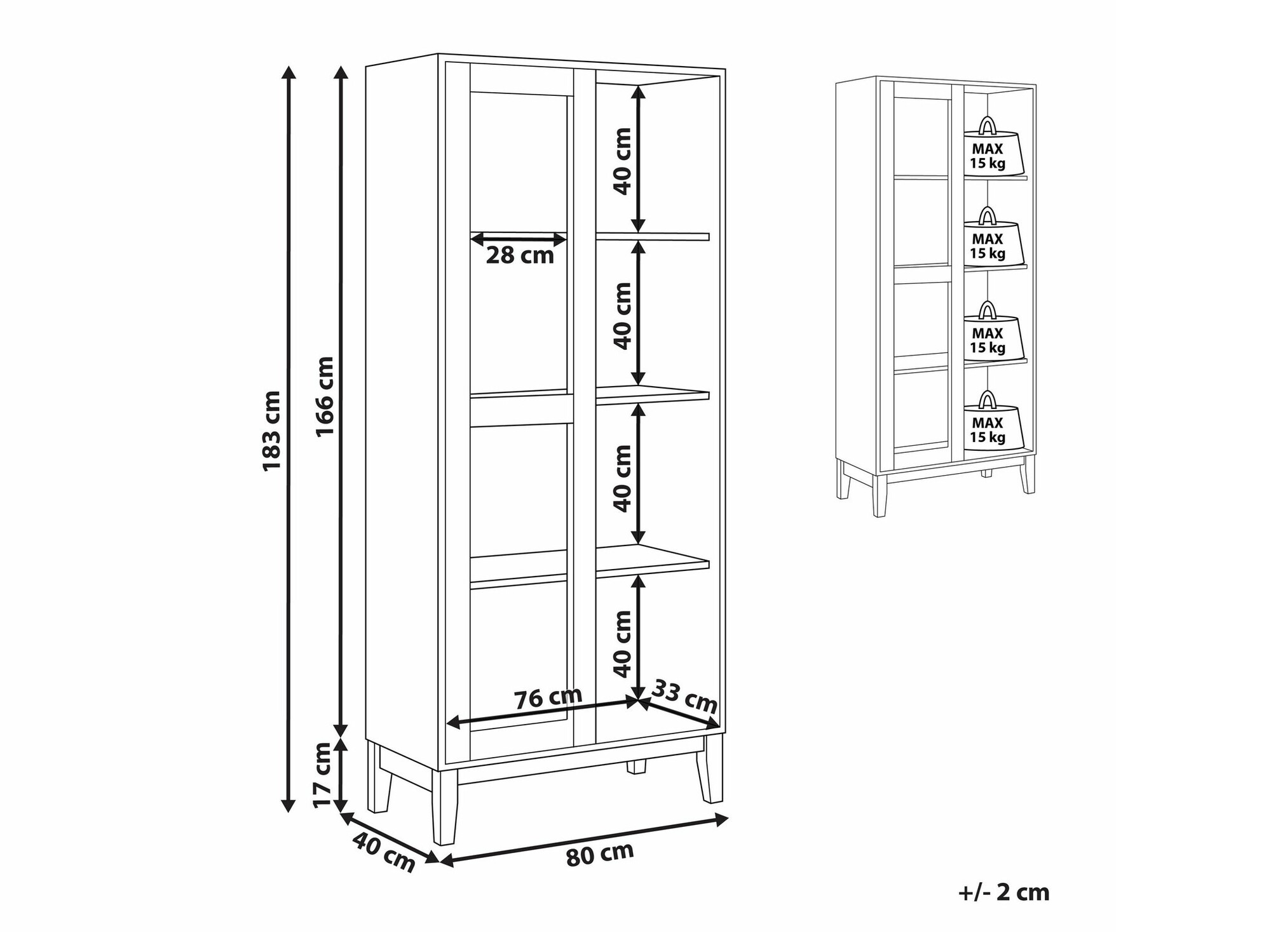 Стеллаж Berwyn 2006 (Светлое дерево)