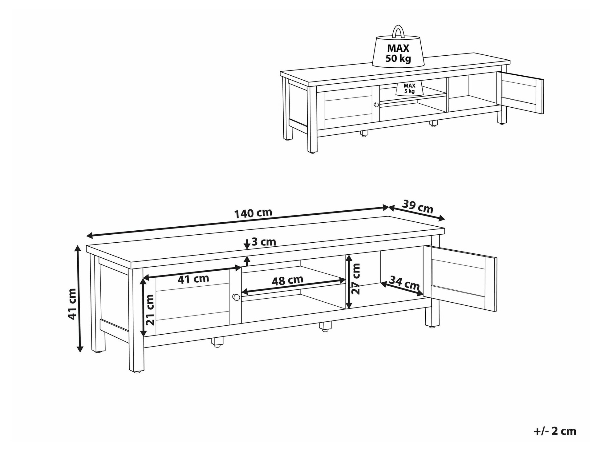 TV galds Berwyn 2004