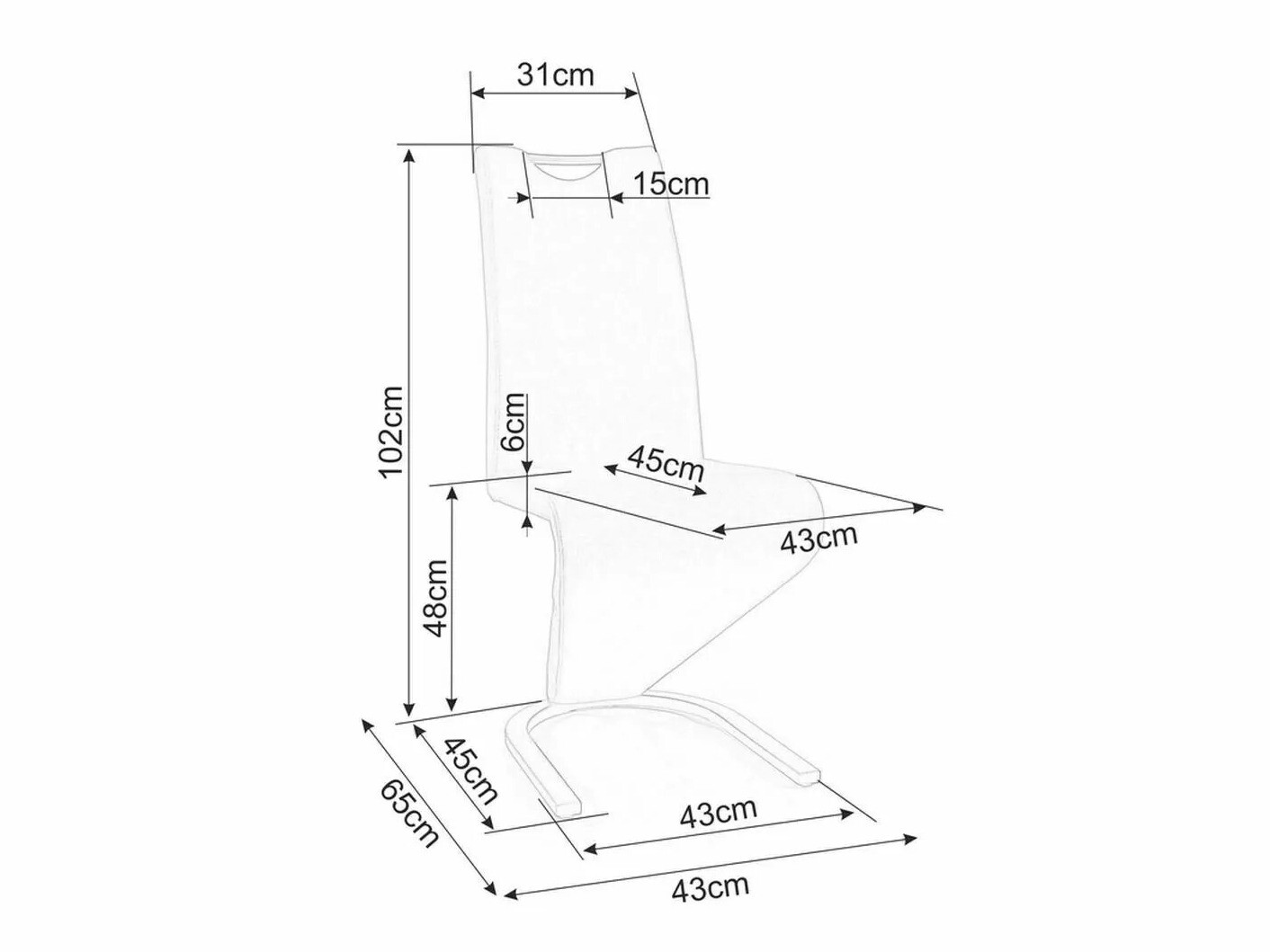 Krēsls Detroit 403 (Zaļš)