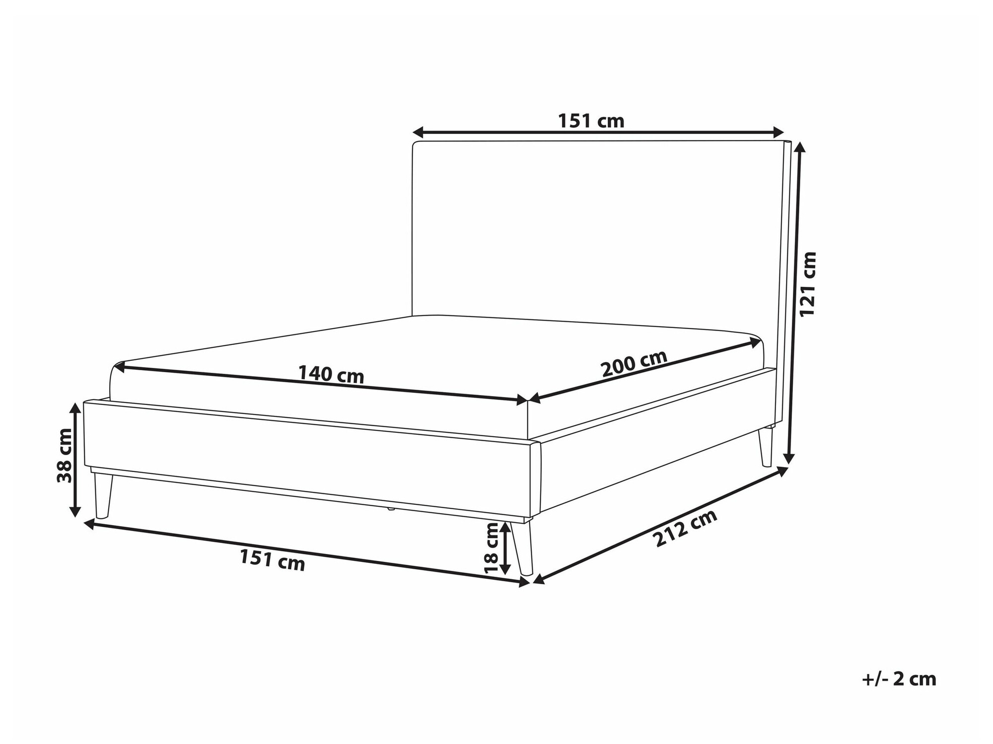 Кровать Berwyn 1603 (Крем)