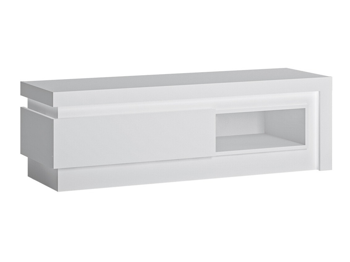 TV galds Feldeli 102 (Balts + Glancēts balts)