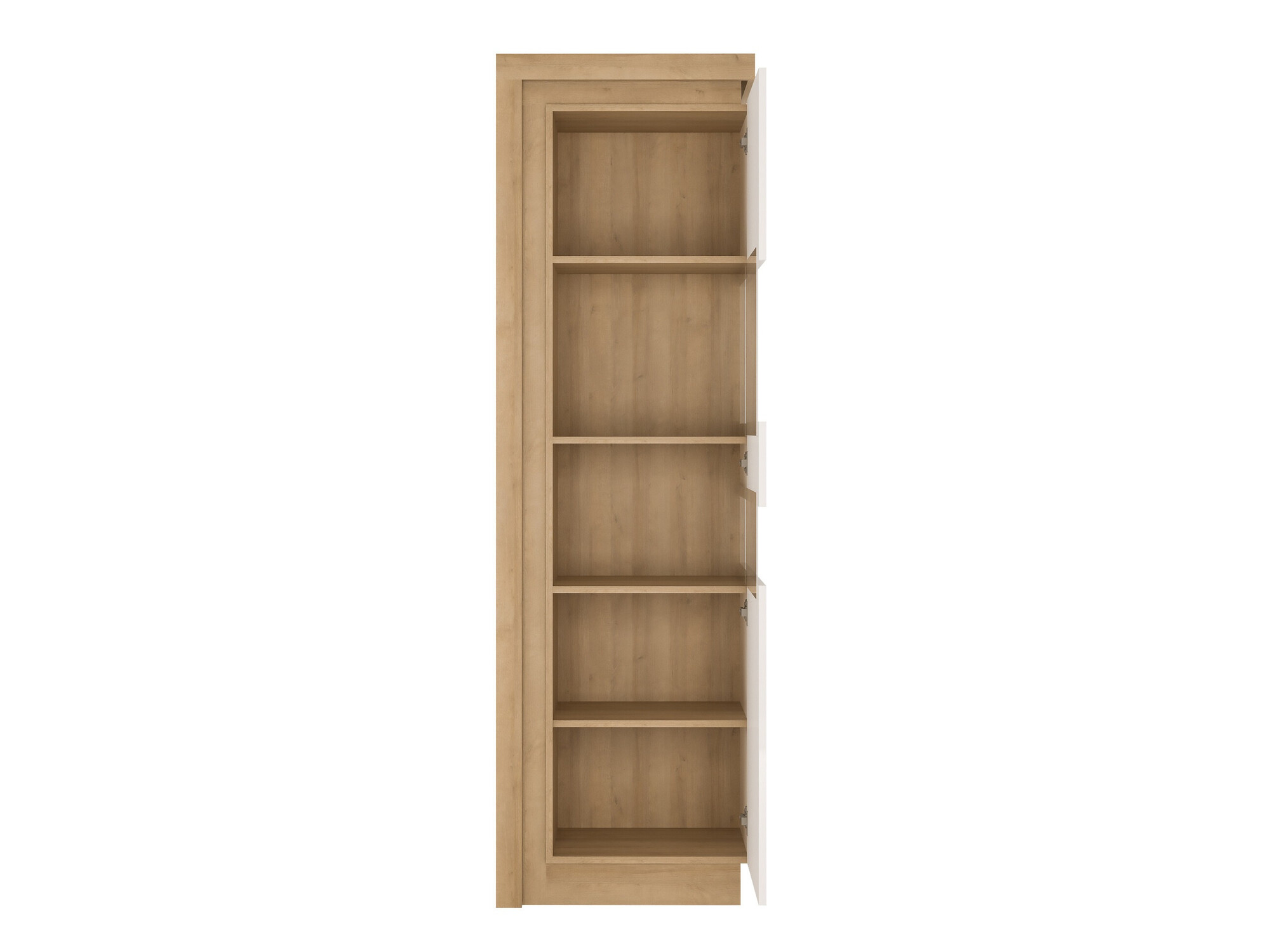 Plaukts Feldeli 111 (Riviera ozols + Glancēts balts)