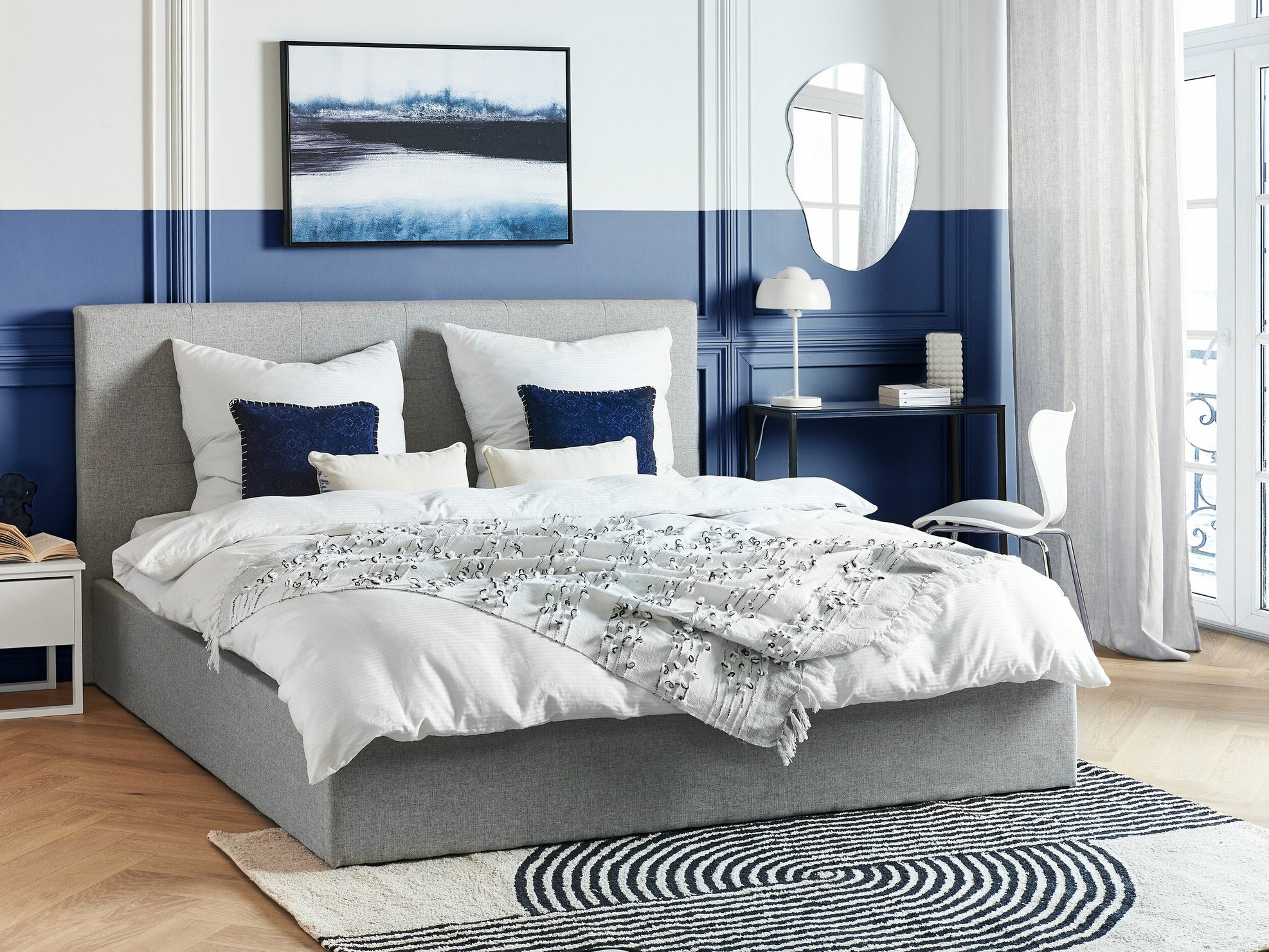 Кровать Berwyn 2008 (Светло-серый)