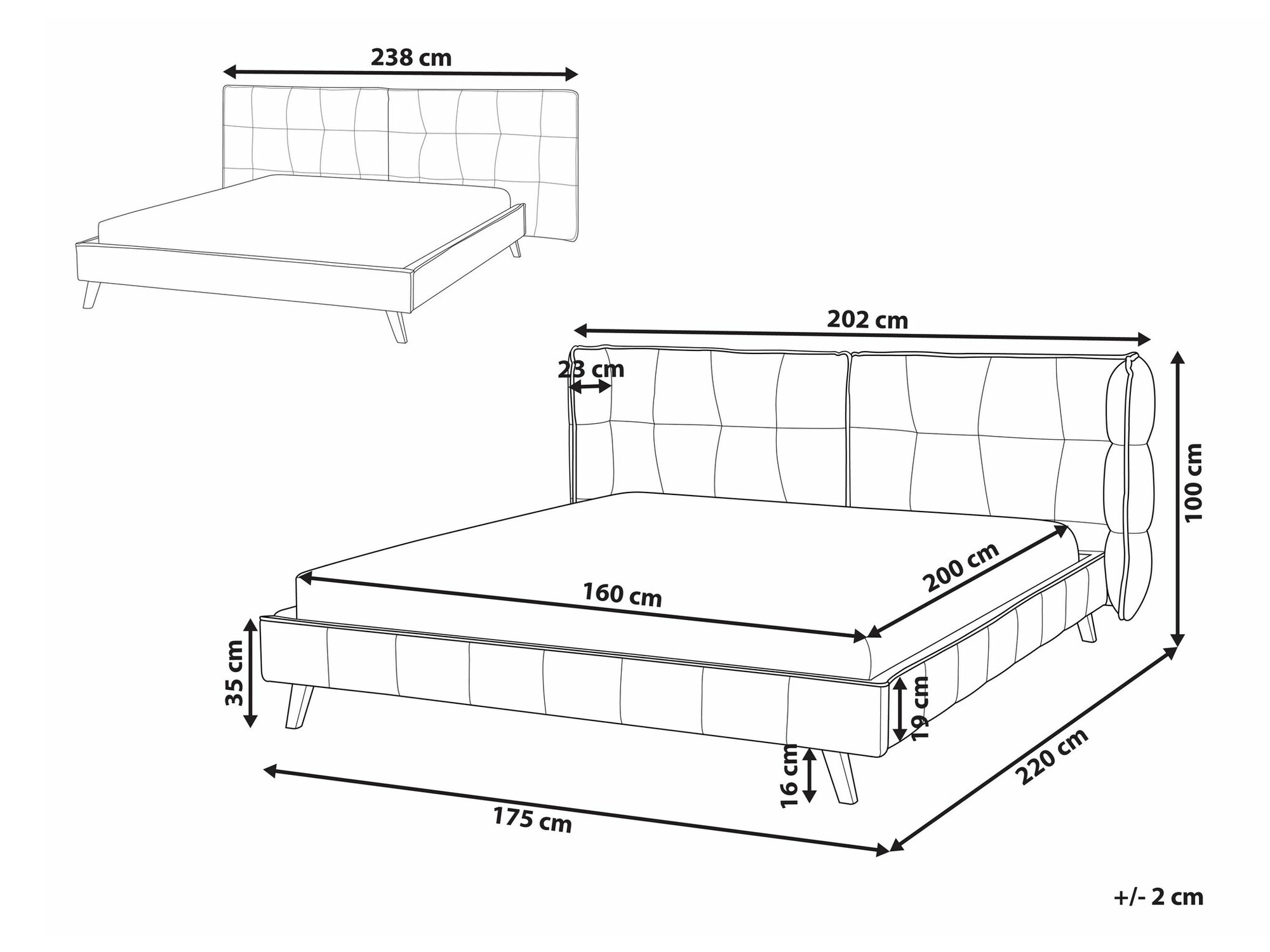 Кровать Berwyn 786 (Бежевый)