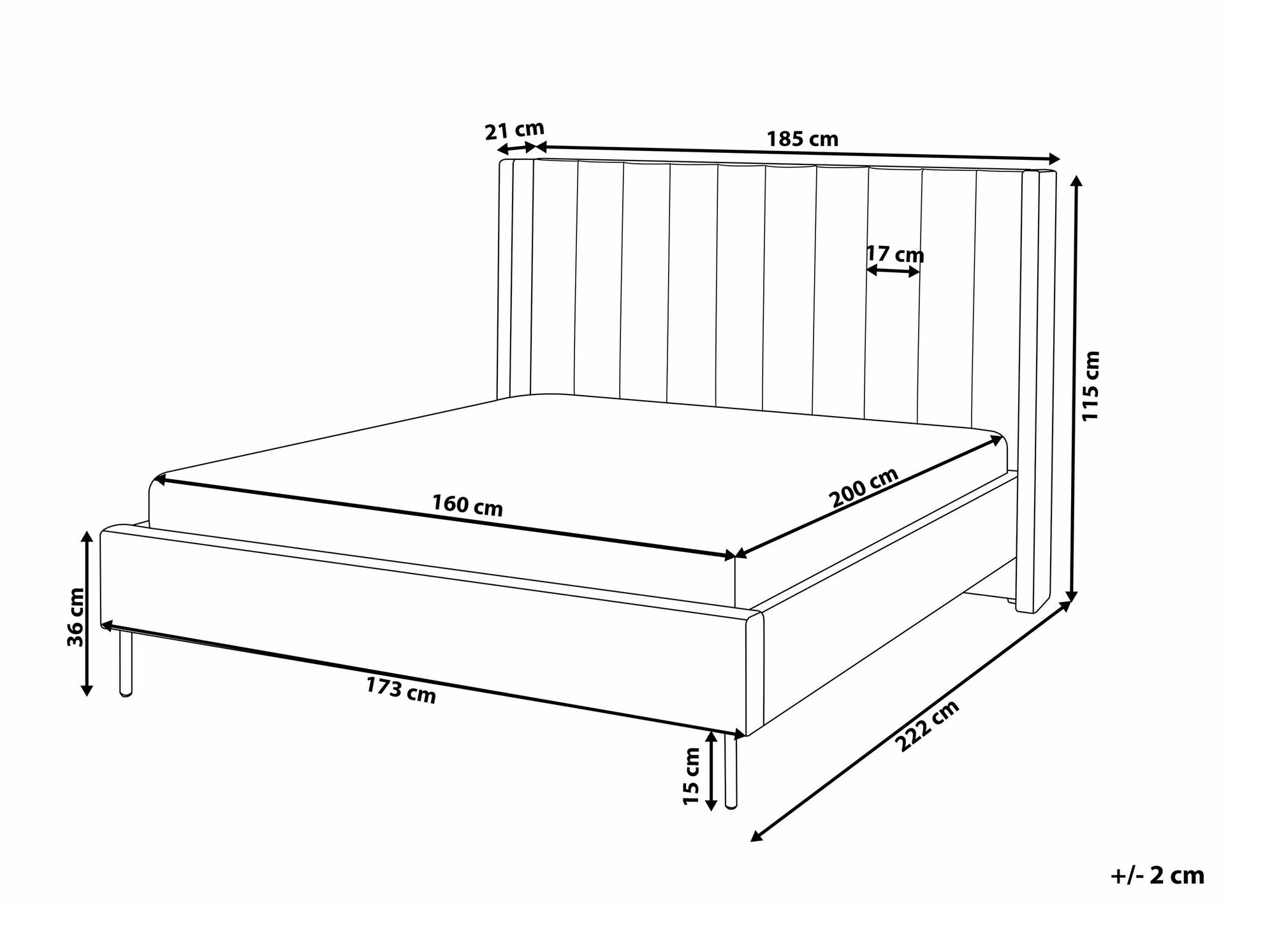 Кровать Berwyn 2017