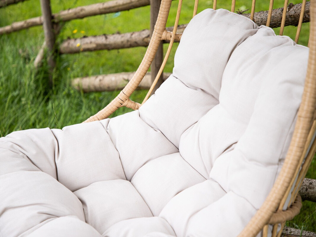 Piekaramais krēsls Dallas 4422 (Gaiši brūns + Krēms)