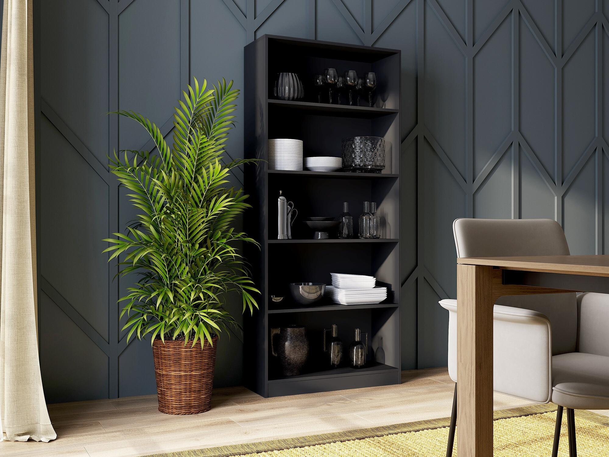 Стеллаж Mandeville 253 (Чёрный)