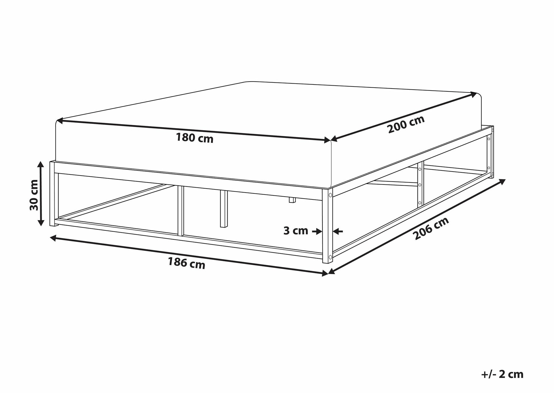 Кровать Berwyn 1625 (Белый)