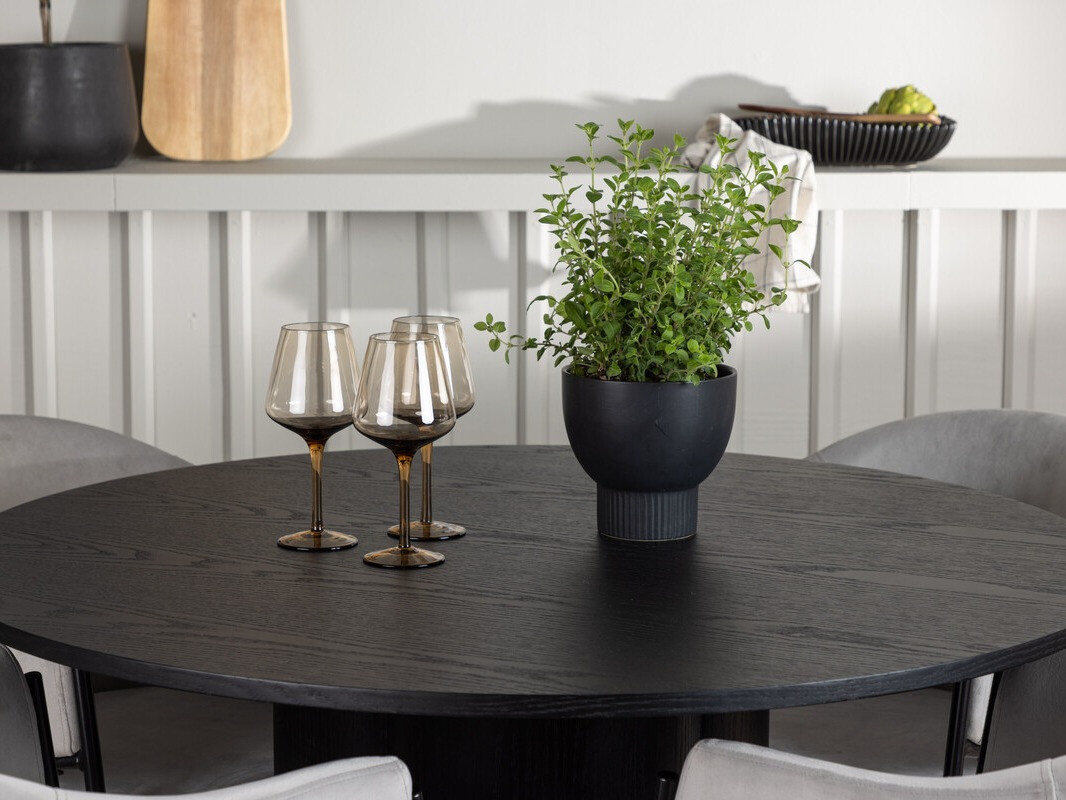 Обеденный гарнитур Dallas 4440 (Чёрный)