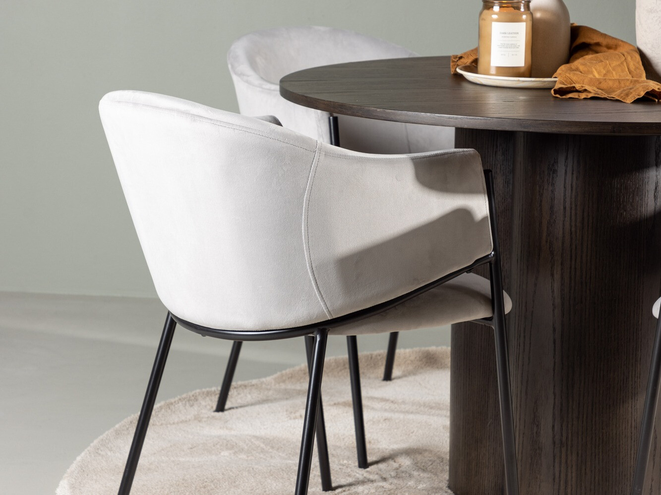 Обеденный гарнитур Dallas 4440 (Темный орех)