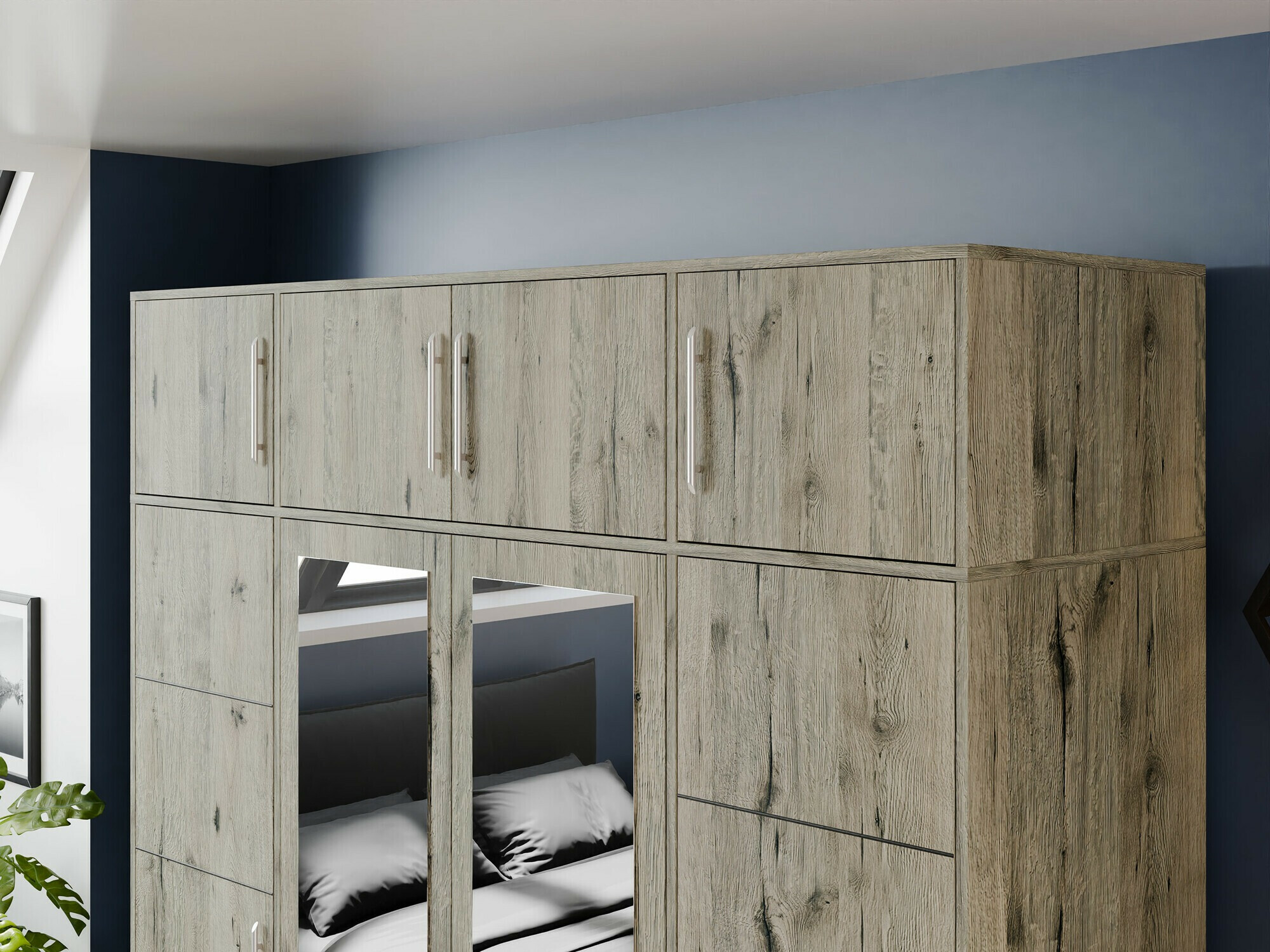 Шкафчик Dortivu 146 (Веллингтон дуб)