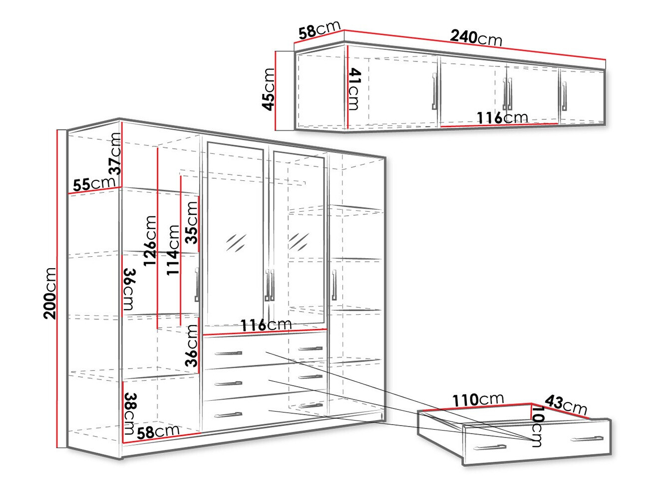 Skapis Dortivu 151 (Jā)