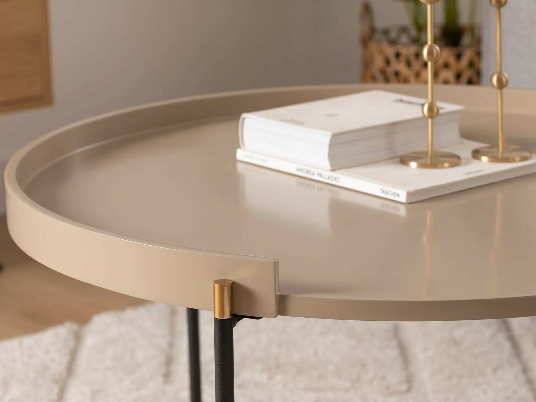 Комплект журнальных столиков Kailua 2135 (Бежевый + Taupe)