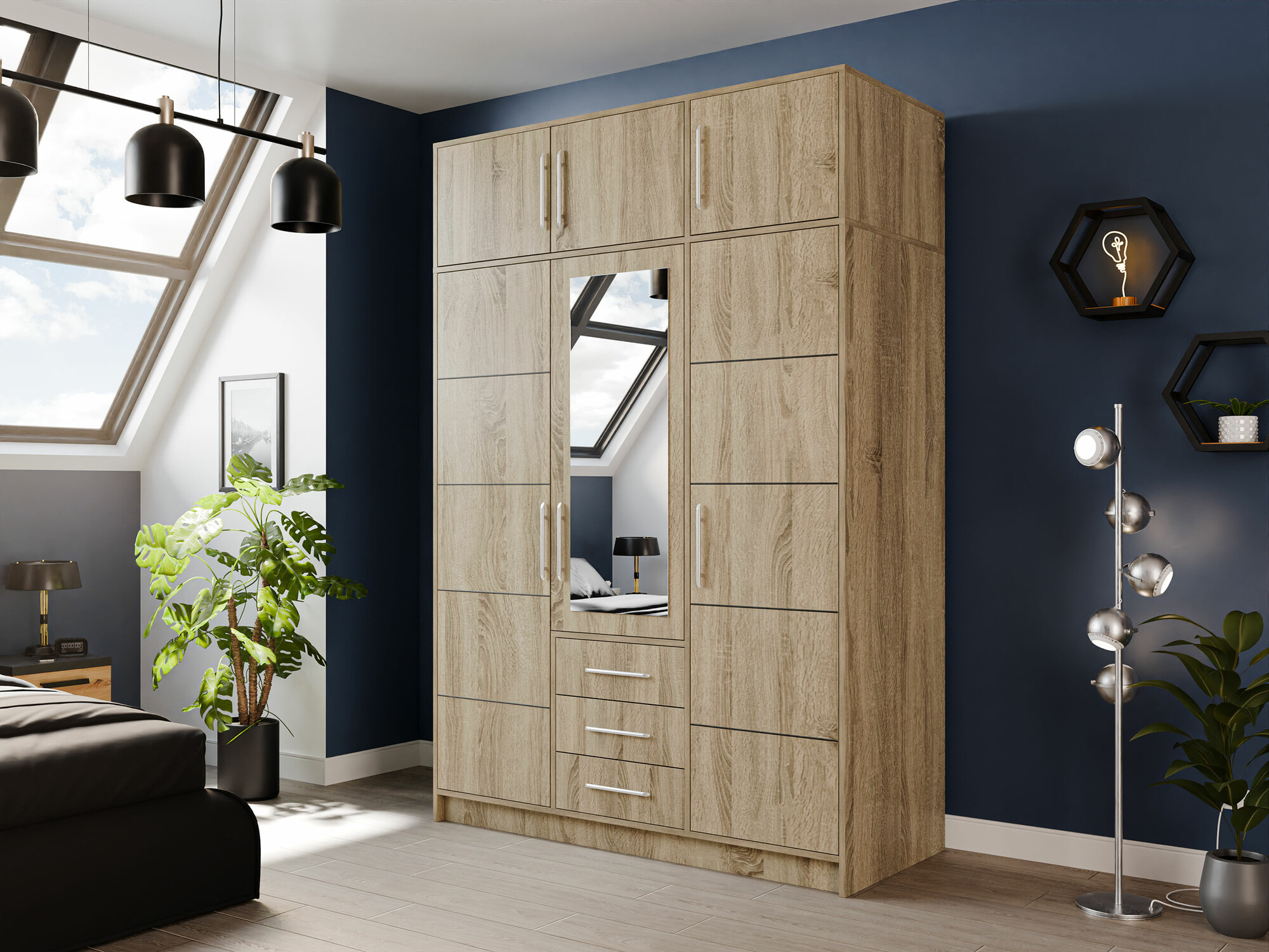 Шкаф Dortivu 153 (Сонома Дуб)