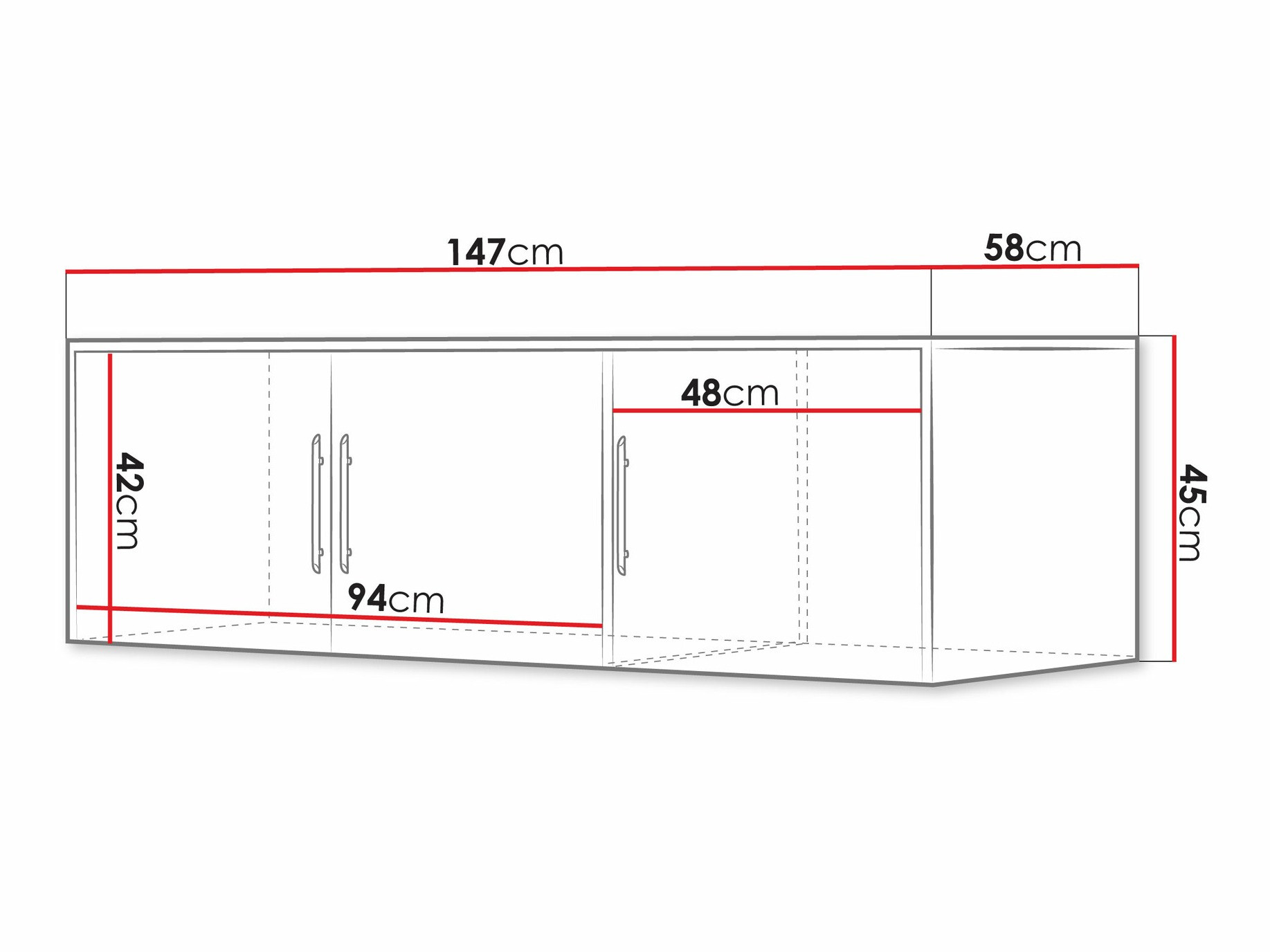 Шкаф Dortivu 153 (Сонома Дуб)