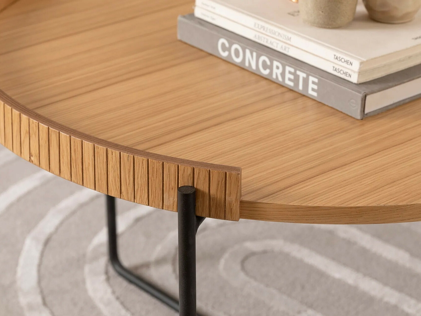 Žurnālu galdiņu komplekts Kailua 2135 (Gaišs koks)