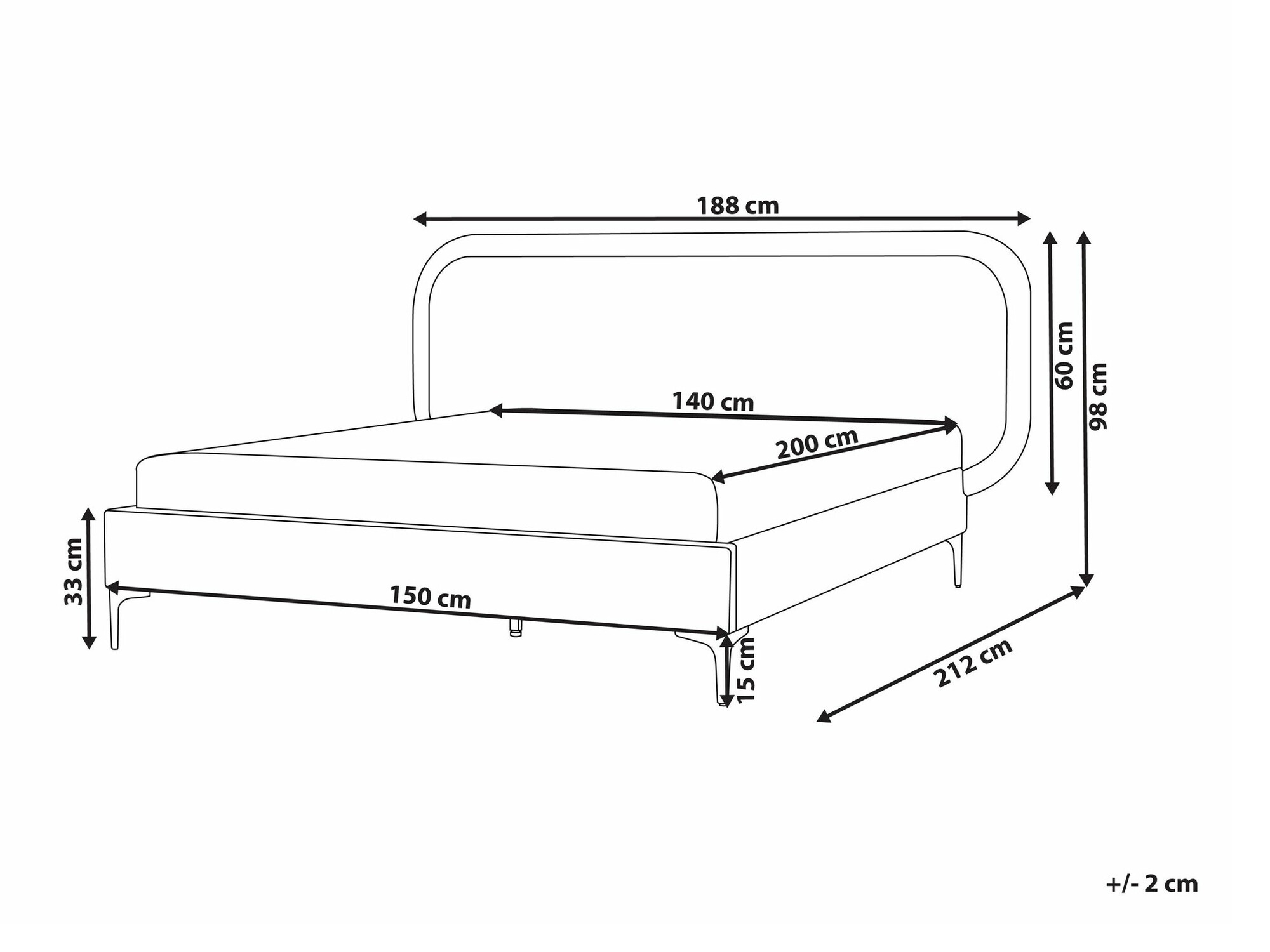 Кровать Berwyn 2027 (Бежевый)