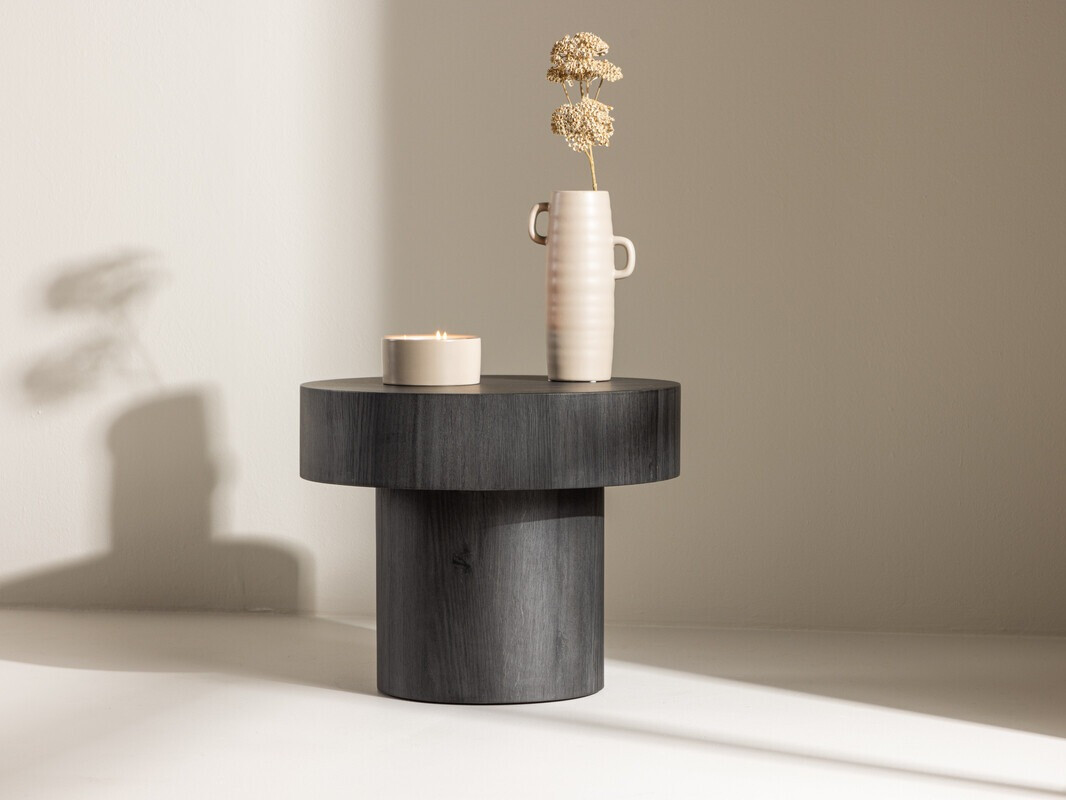 Kafijas galdiņš Dallas 4517 (Melns)