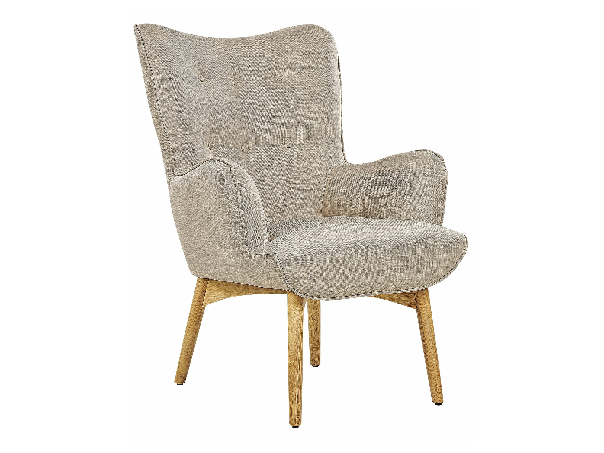 Кресло Berwyn 450 (Светло-коричневый + Светлое дерево)