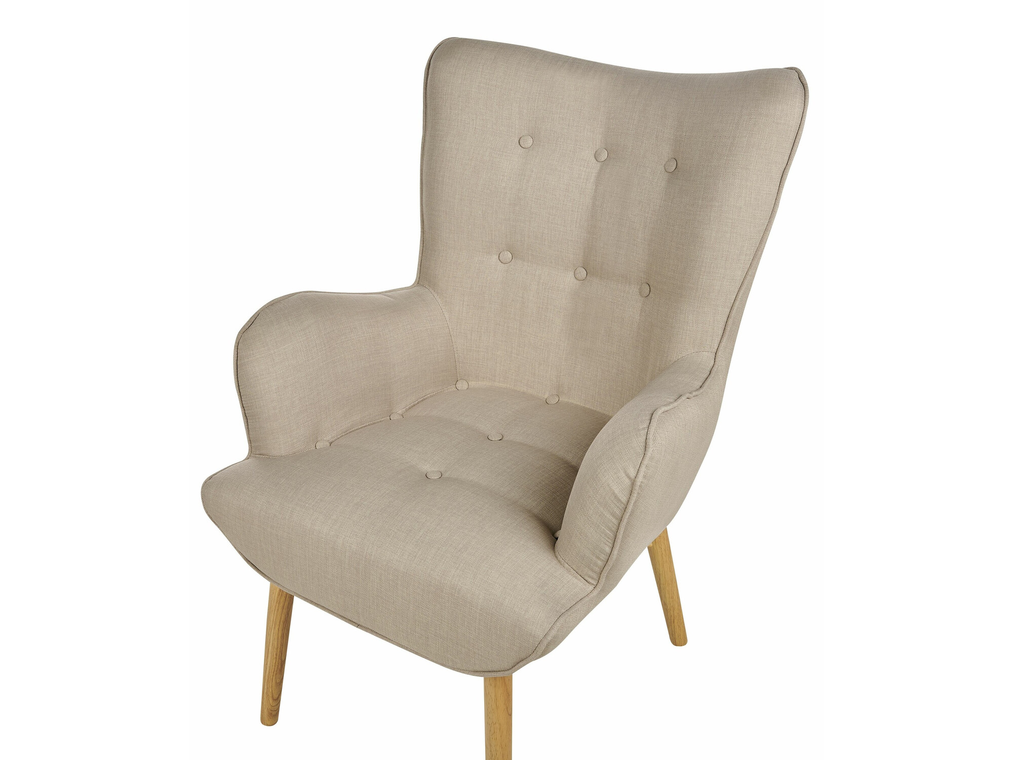 Кресло Berwyn 450 (Светло-коричневый + Светлое дерево)