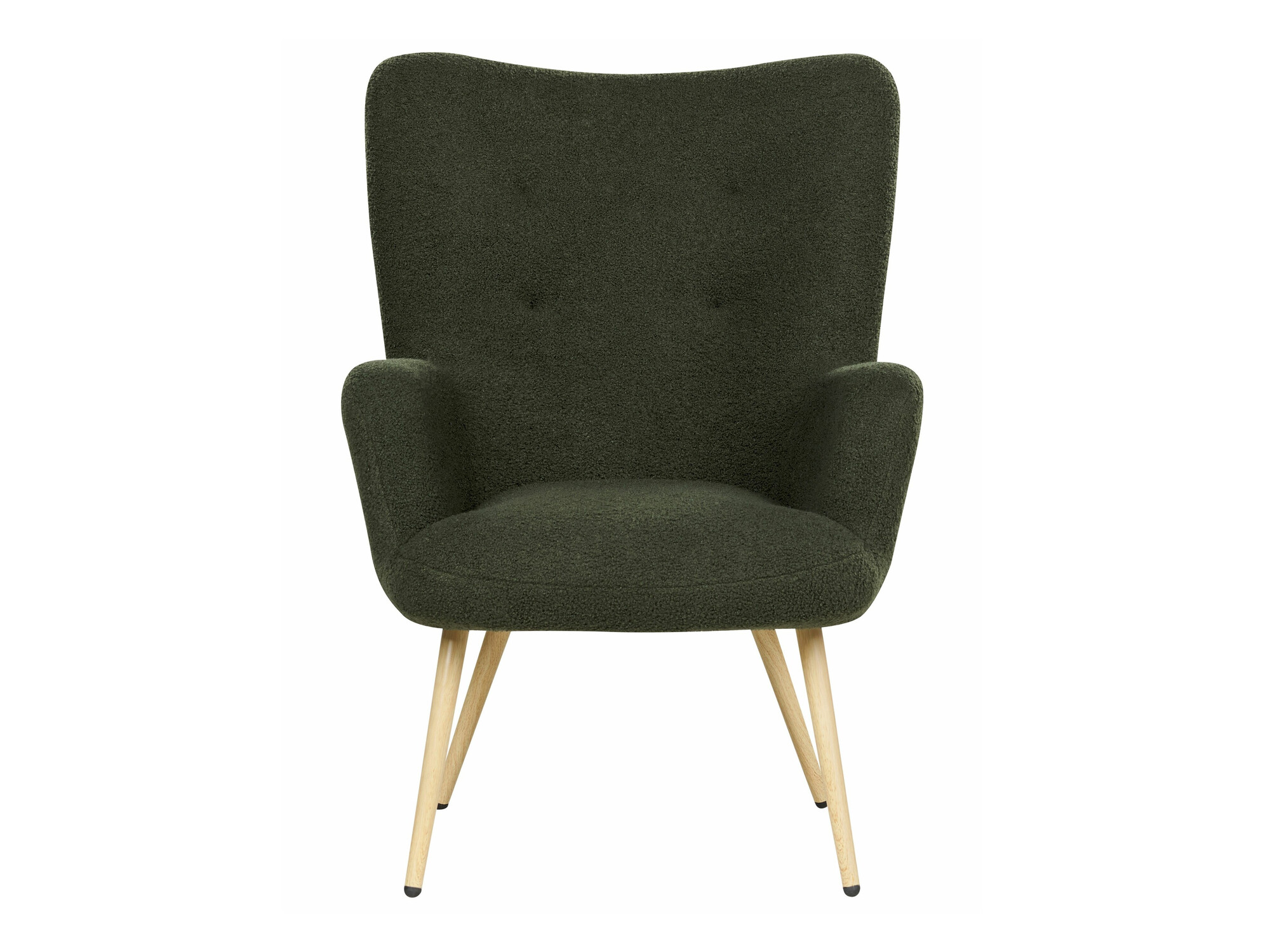 Кресло Berwyn 450 (Темно-зеленый + Светлое дерево)