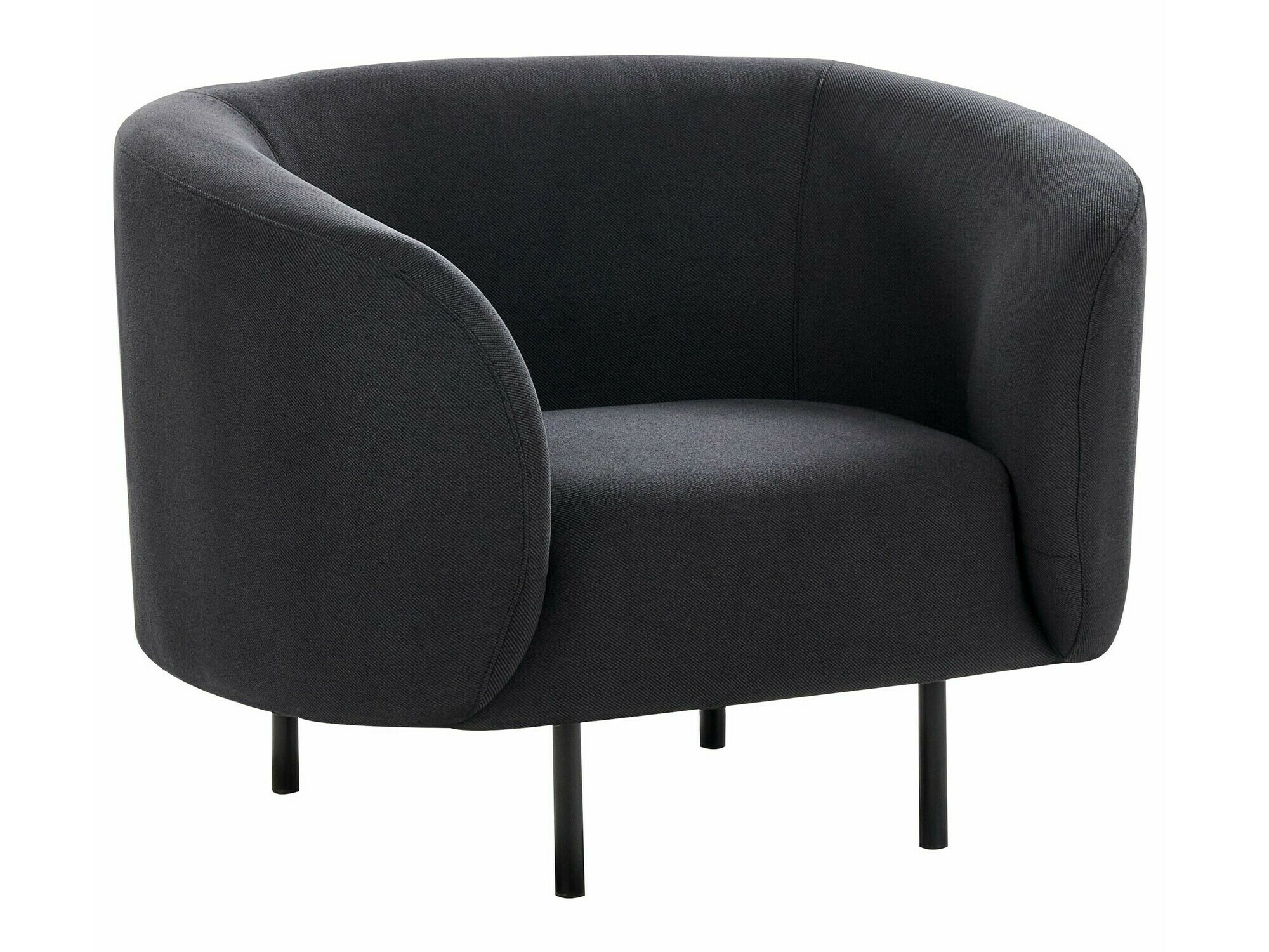 Mīksto mēbeļu komplekts Berwyn 2049 (Melns)