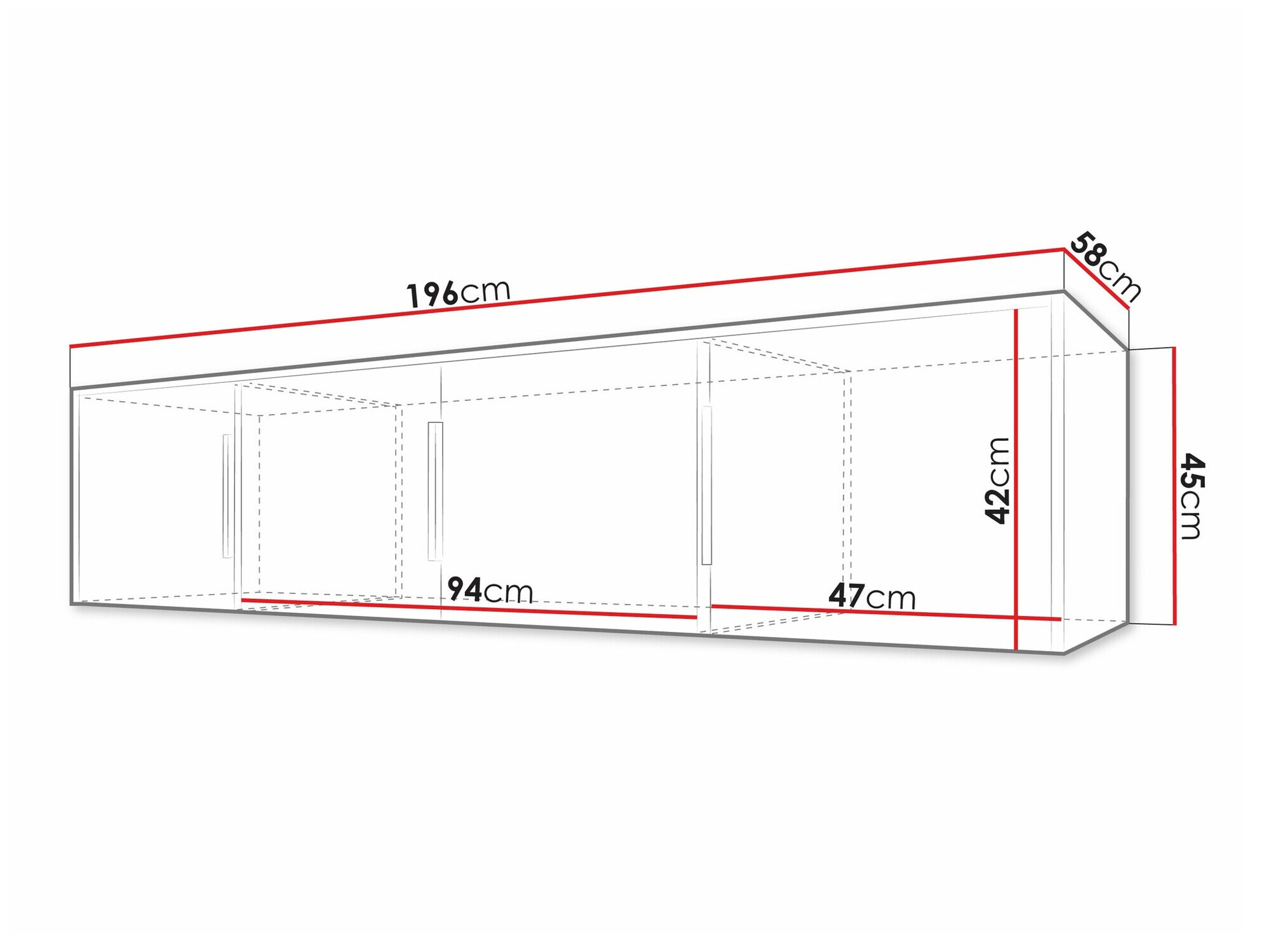 Шкаф Enolevo 108 (Белый + Дуб вотан)