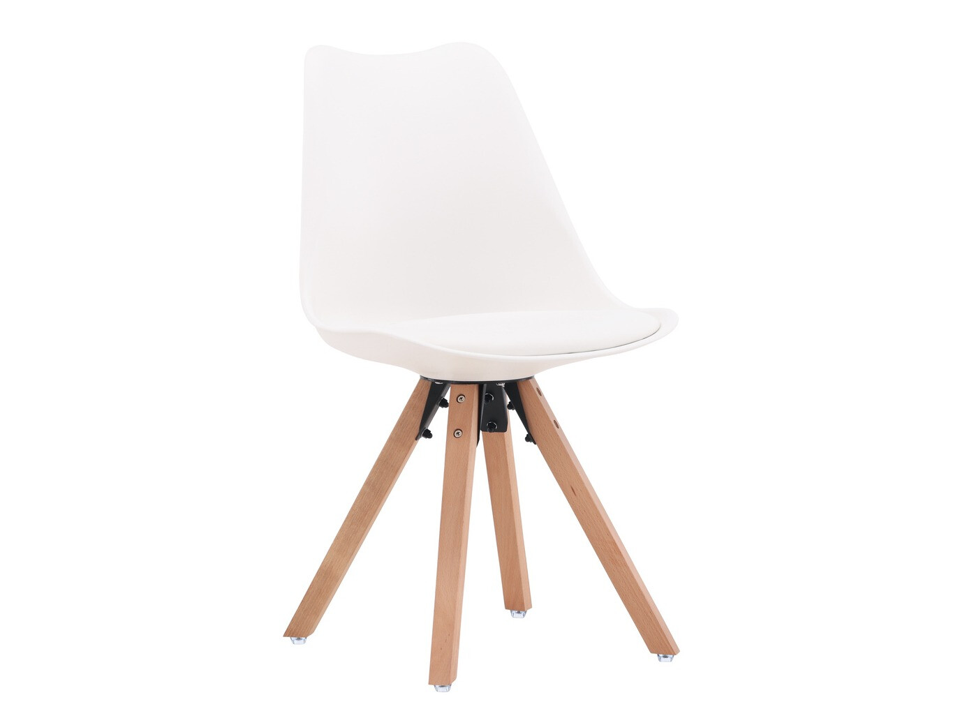 Ēdamistabas komplekts Dallas 4467 (Balts + Gaišs koks)