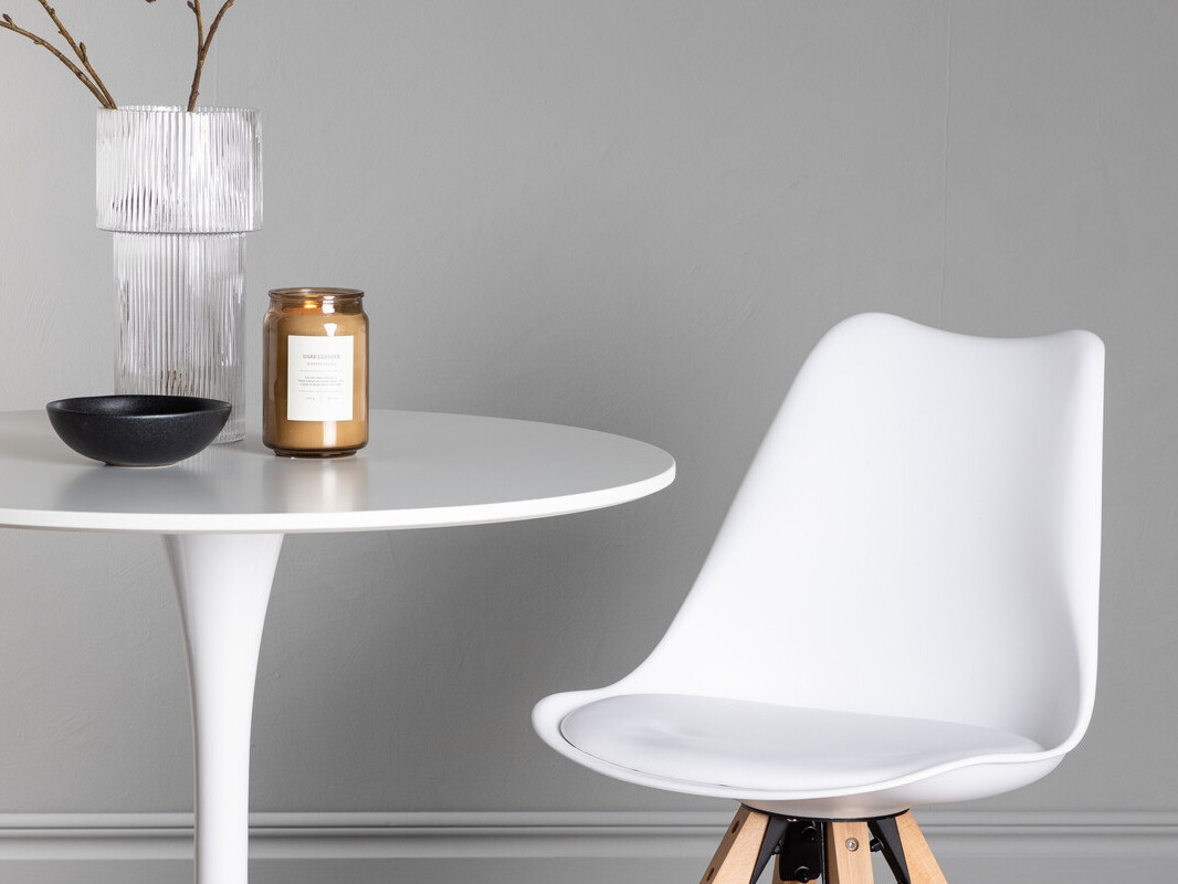 Ēdamistabas komplekts Dallas 4467 (Balts + Gaišs koks)