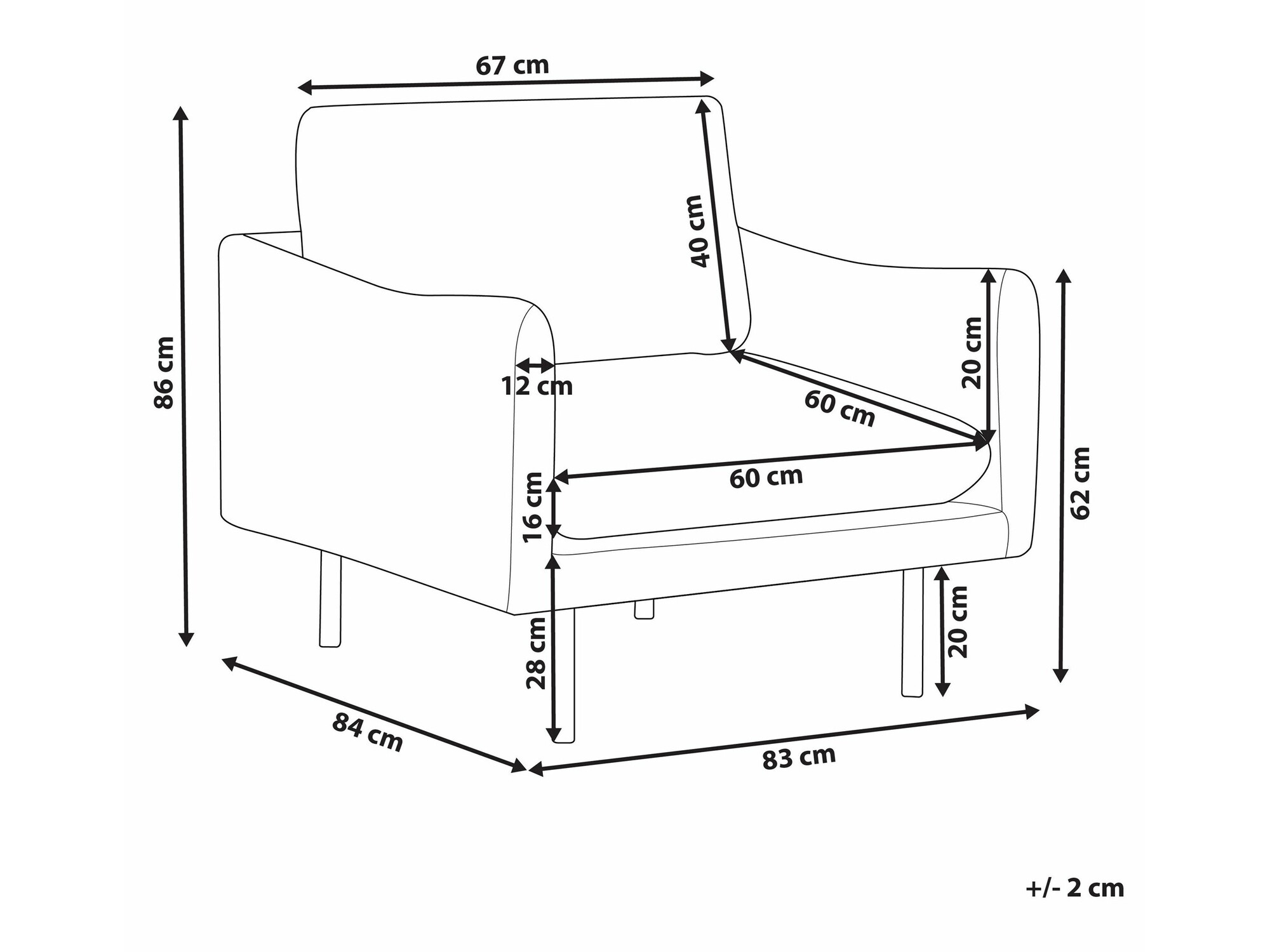 Krēsls Berwyn 1822 (Zaļš)