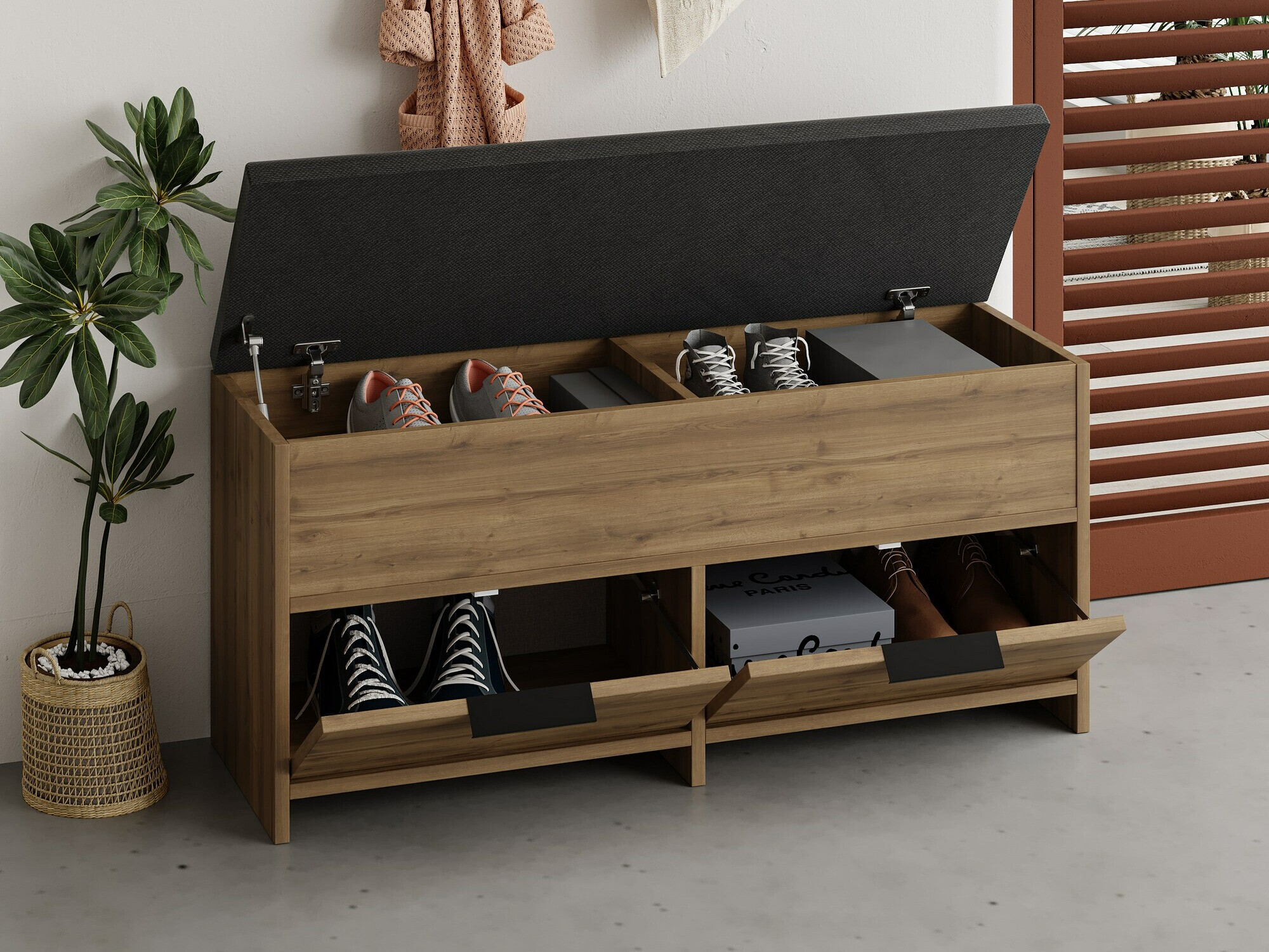 Kurpju kaste Kailua 2149 (Tumšs koks)