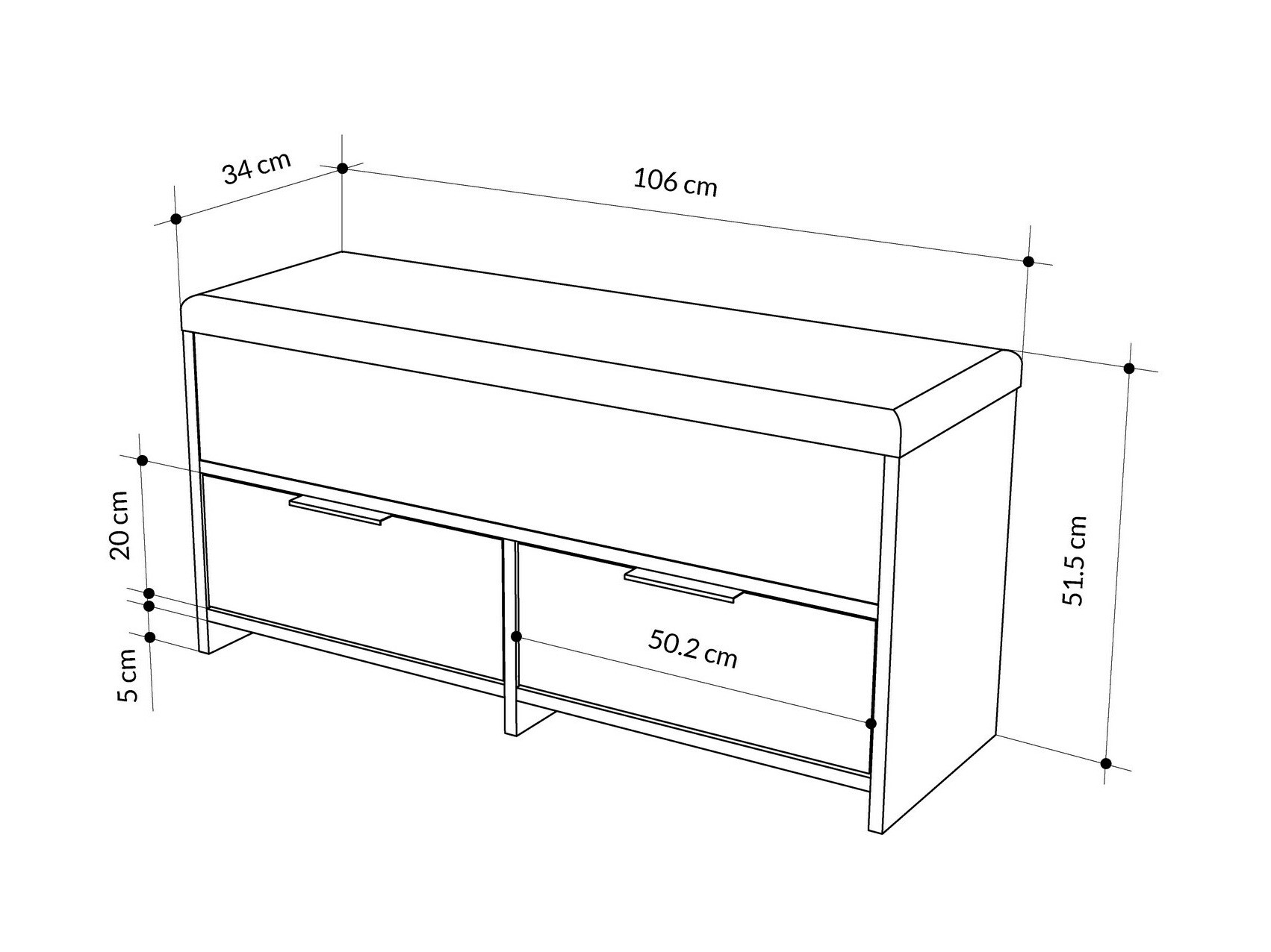 Kurpju kaste Kailua 2149 (Tumšs koks)