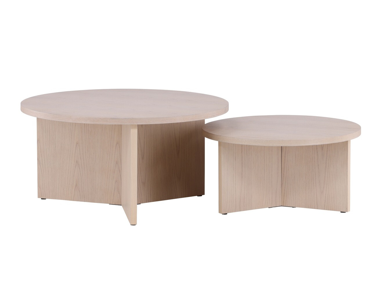 Žurnālu galdiņu komplekts Dallas 4475 (Gaišs koks)