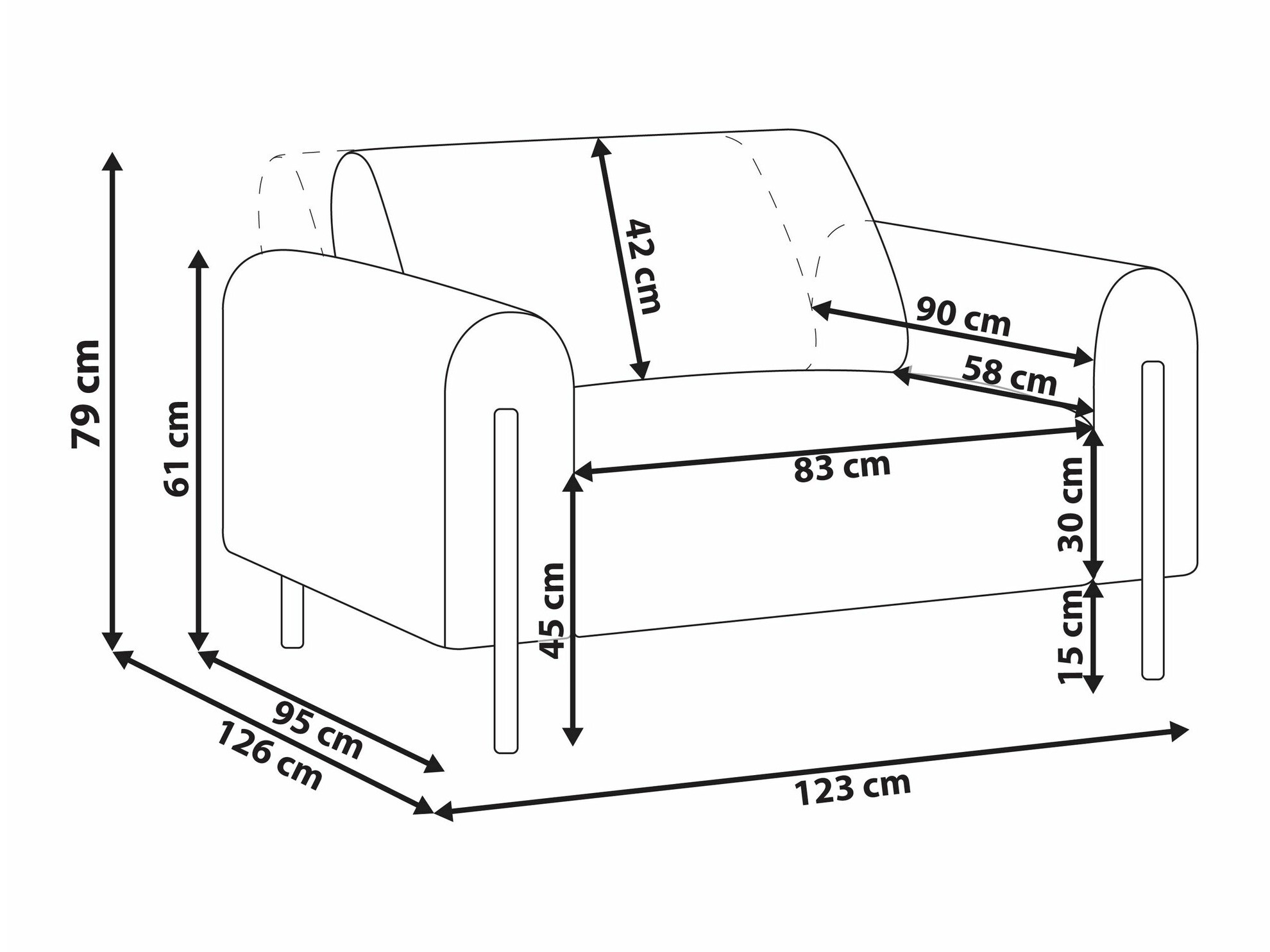 Кресло Berwyn 2067 (Коричневый)