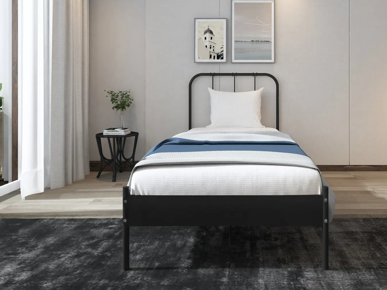 Кровать Denton 1265 (Чёрный)