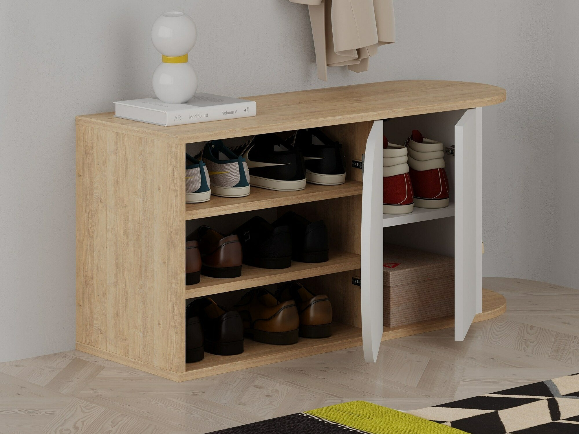 Kurpju kaste Kailua 2151 (Balts + Ozols)