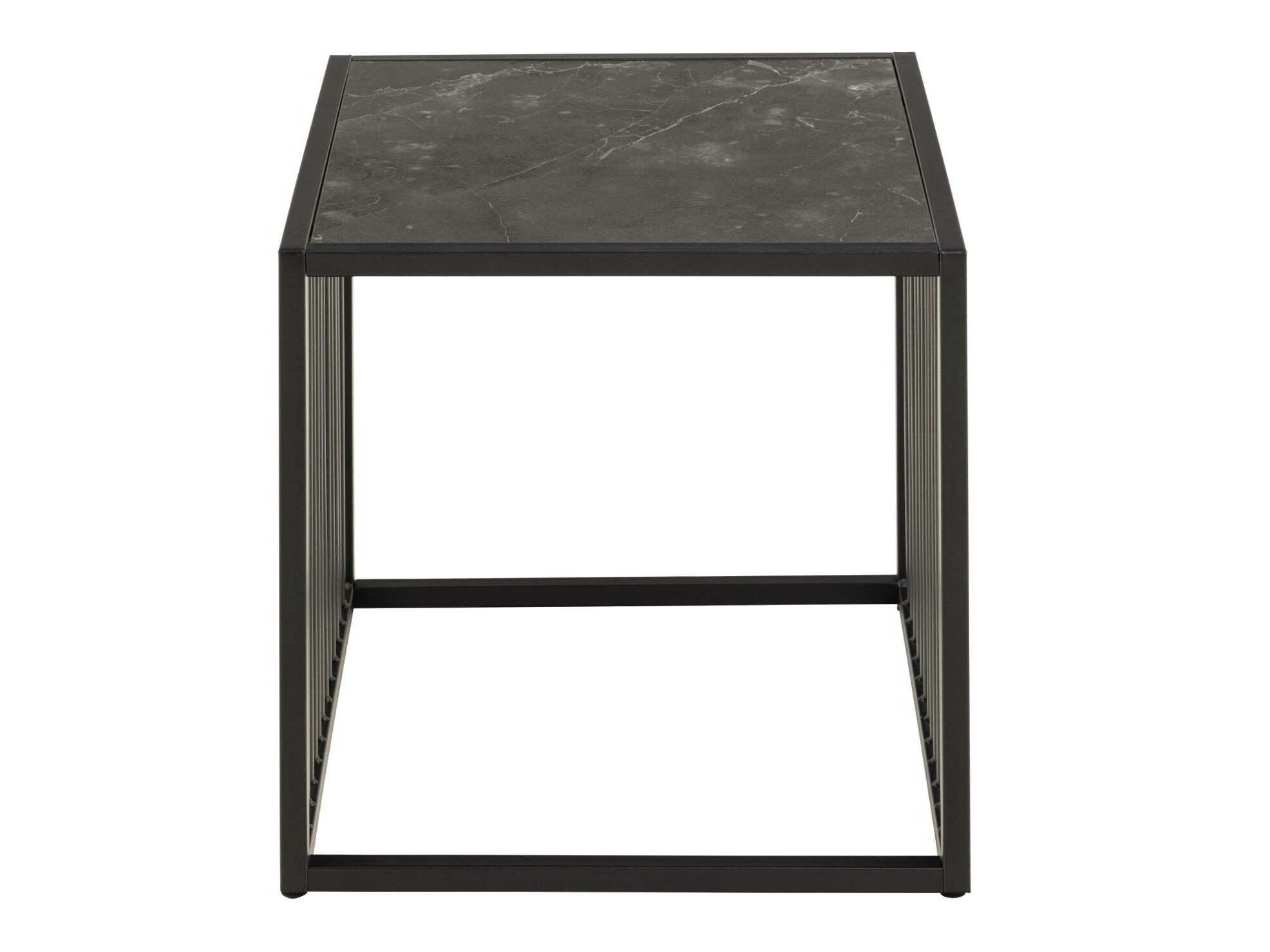 Kafijas galdiņš Norsica 634 (Melnais marmors + Melns)