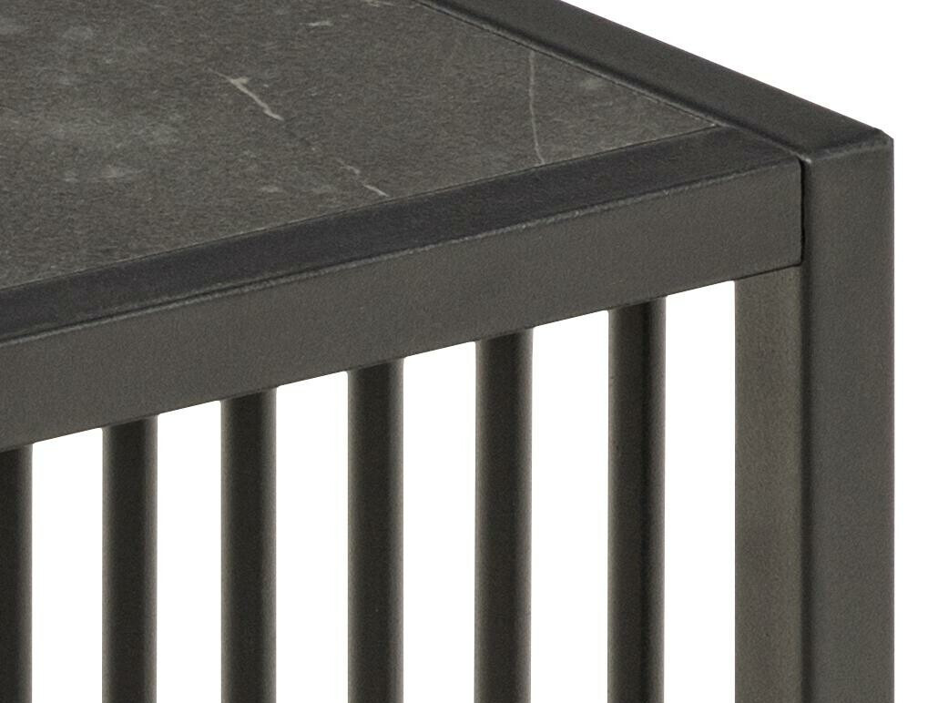 Kafijas galdiņš Norsica 634 (Melnais marmors + Melns)