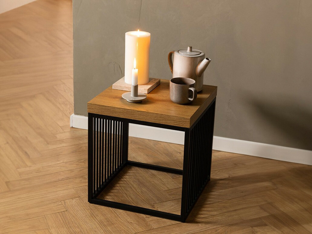 Кофейный столик Norsica 634 (Дуб + Чёрный)