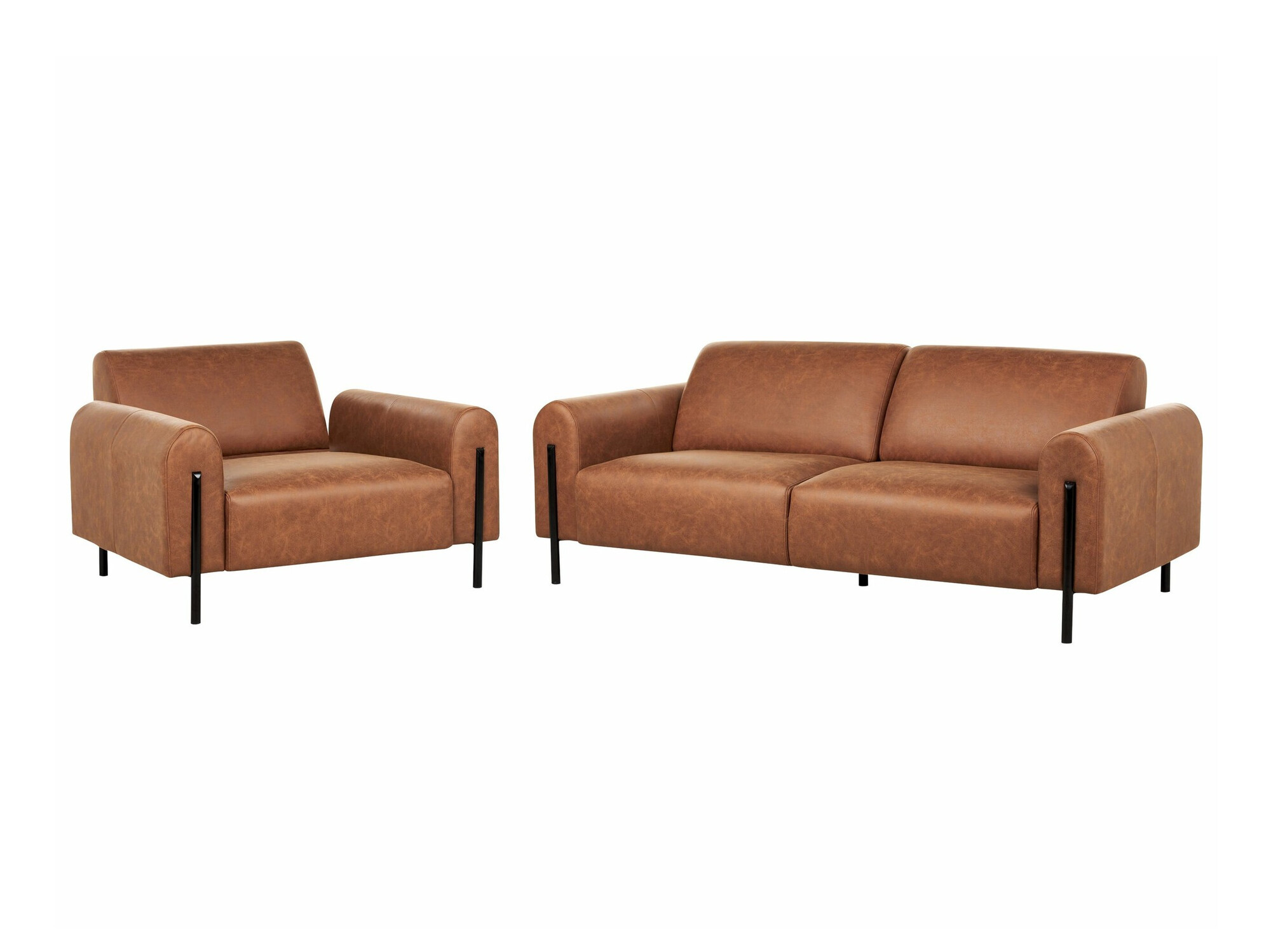 Комплект мягкой мебели Berwyn 2073 (Коричневый)